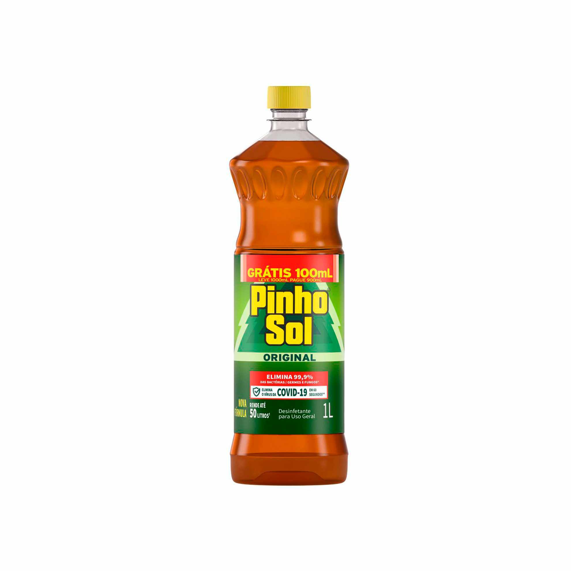 Desinfetante Pinho Sol Original 1 Litro Embalagem Promocional