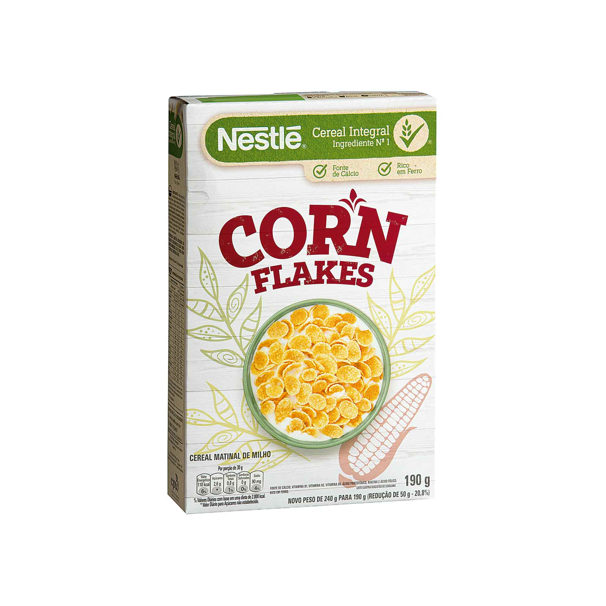 Cereal Integral Corn Flakes Nestlé 190g