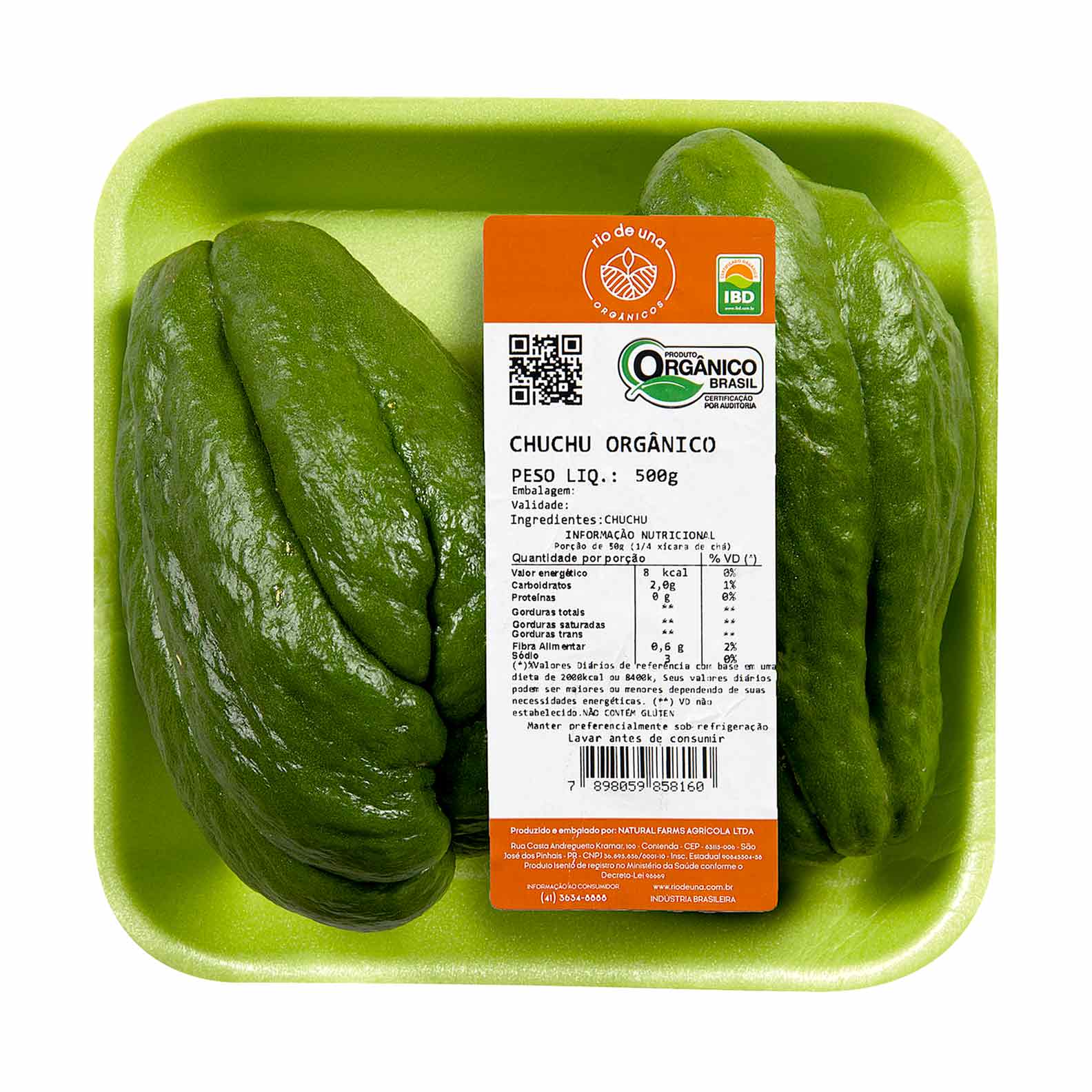 Chuchu Orgânico 500g