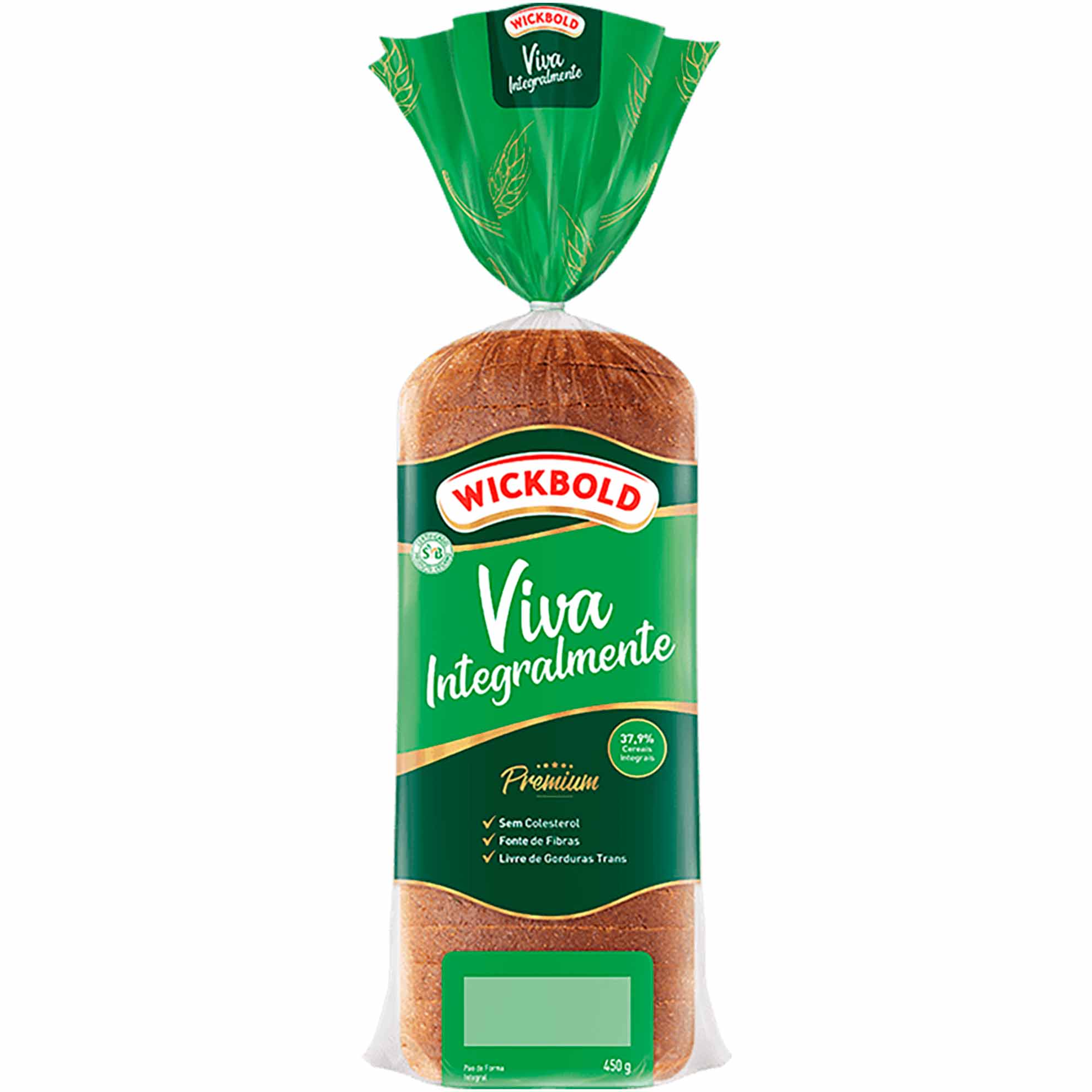 Pão de Forma Integral Premium Wickbold 450g