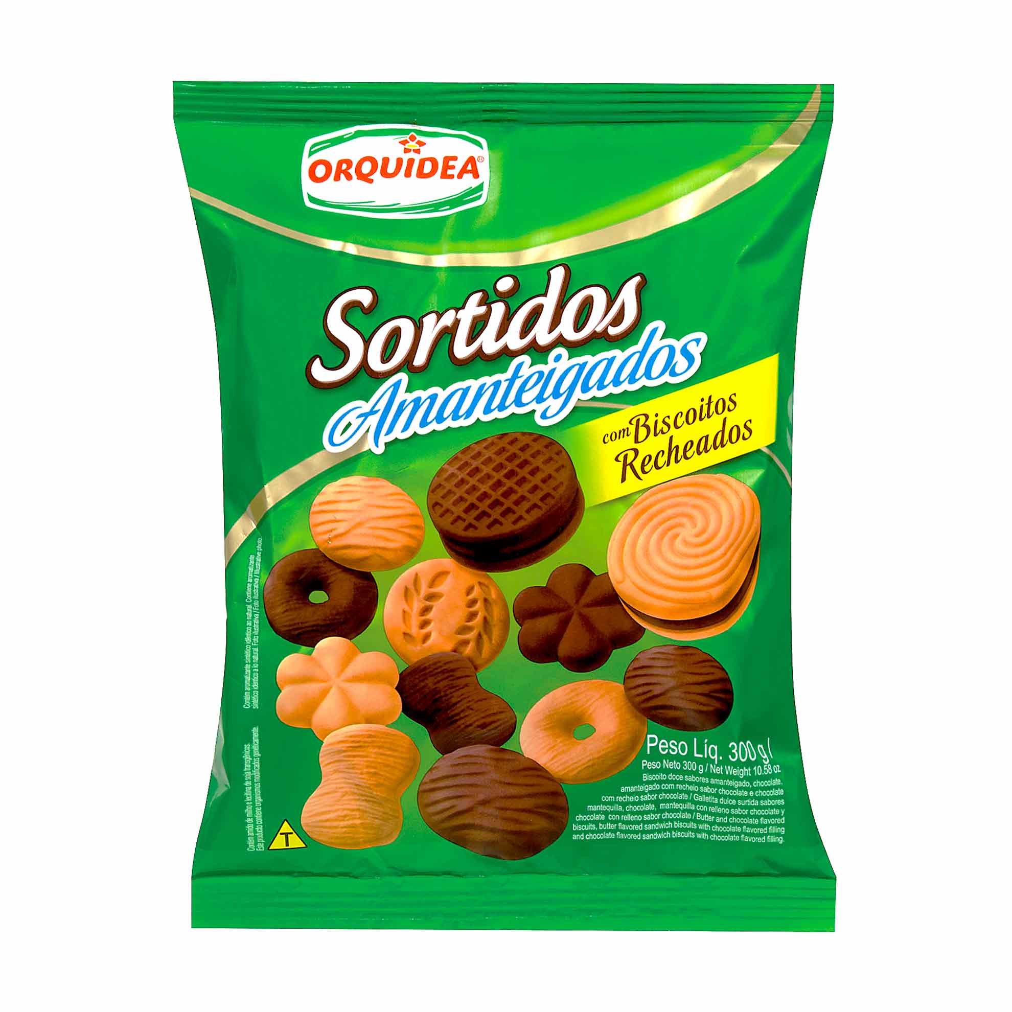 Biscoito Sortido Amanteigado Orquídea 300g
