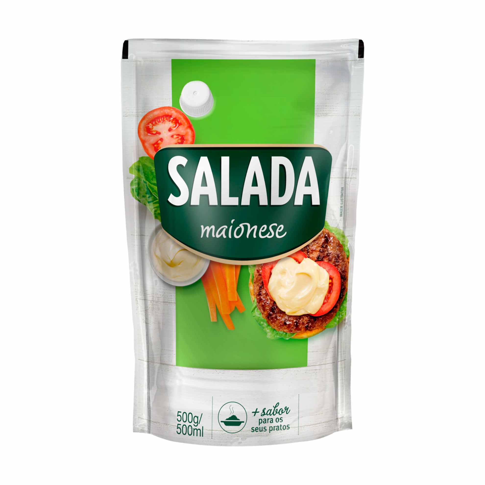 Maionese Tradicional Salada Sachê 500g