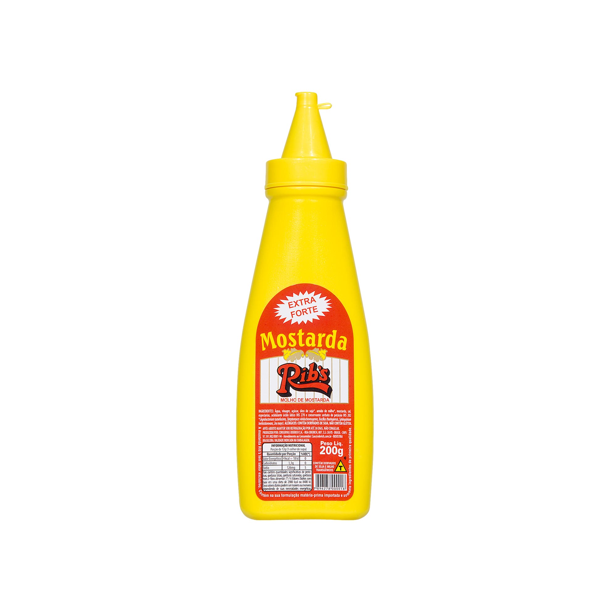 Mostarda Extraforte Rib's 200g