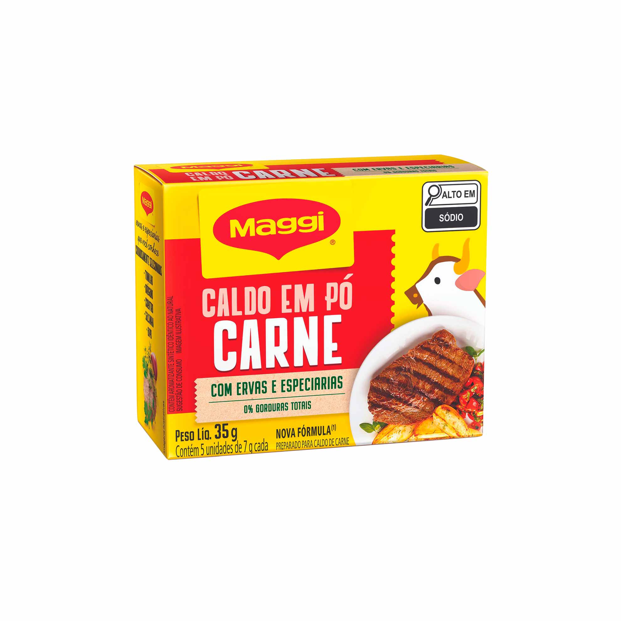 Caldo em Pó sabor Carne Maggi 35g