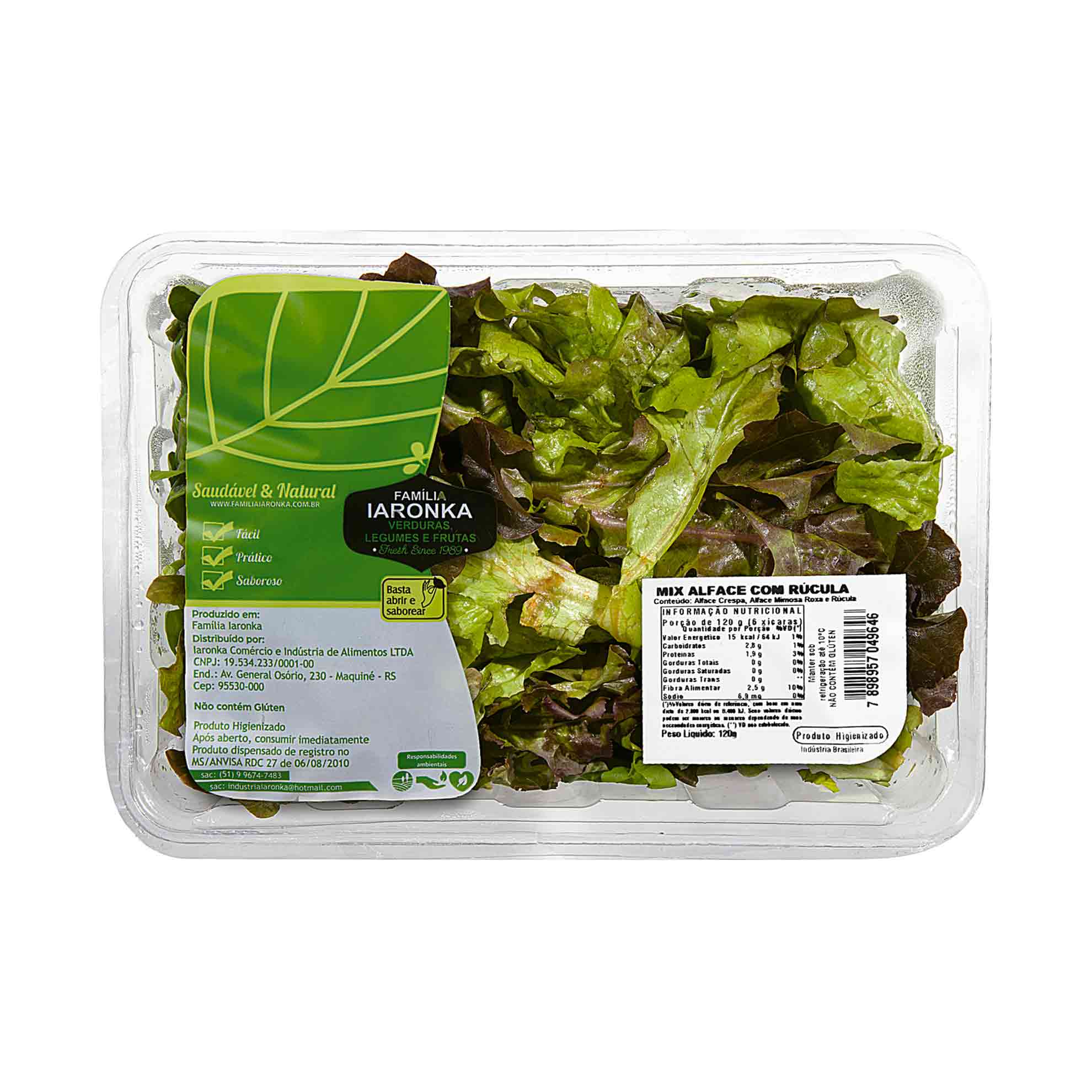 Mix de Alface com Rúcula Iaronka 120g