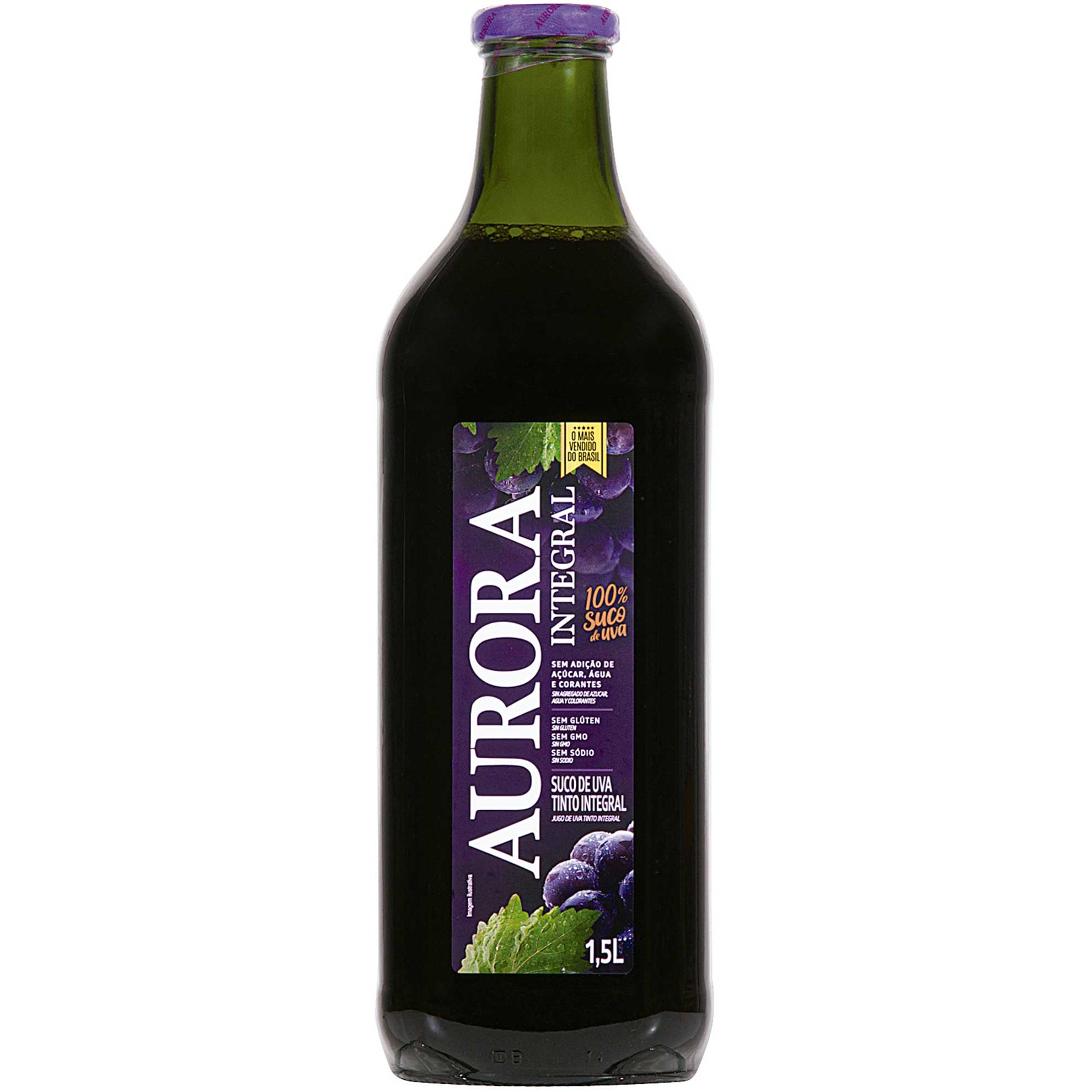 Suco de Uva Integral Aurora 1,5 Litro