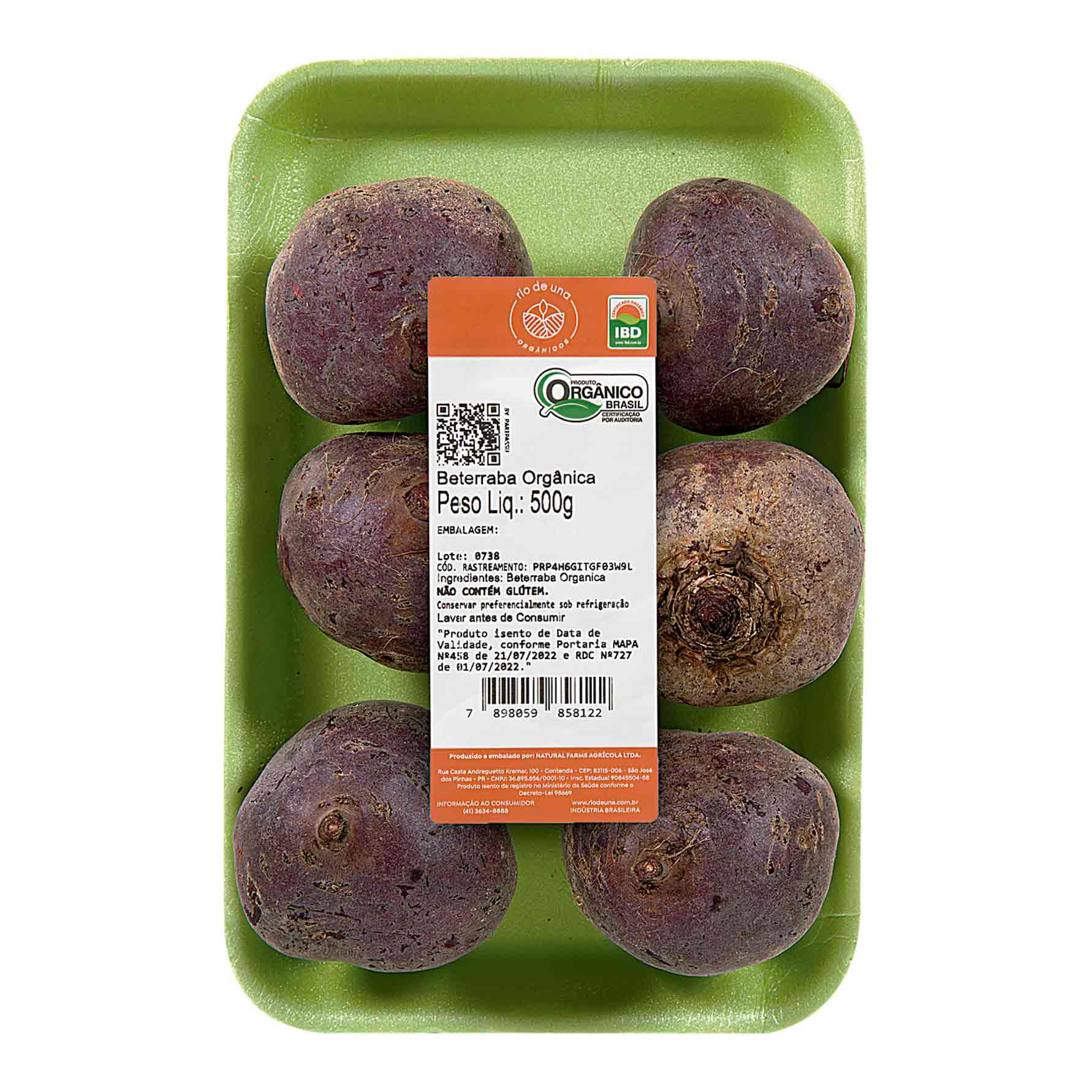 Beterraba Orgânica 500g