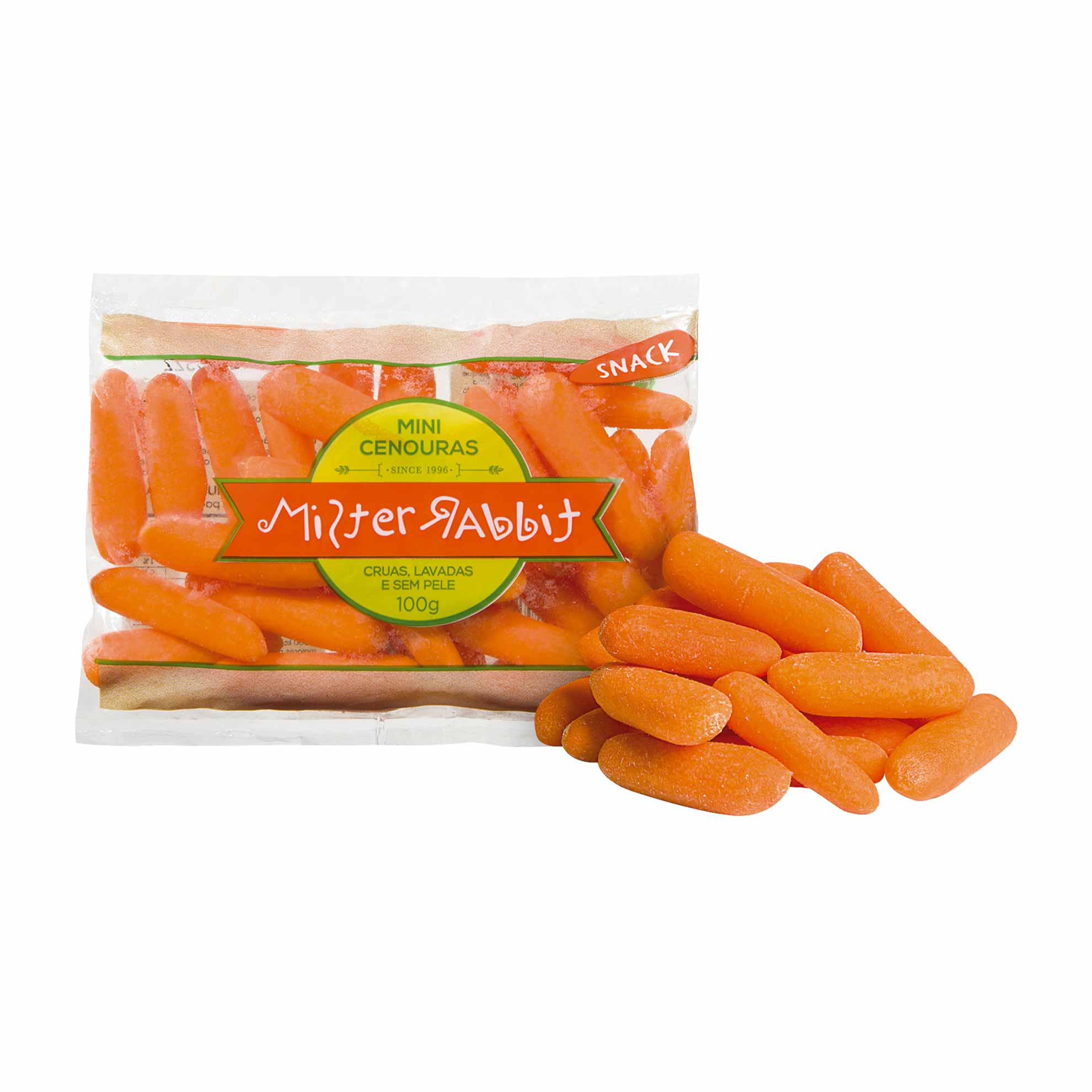 Mini Cenouras Higienizadas Mister Rabbit 100g