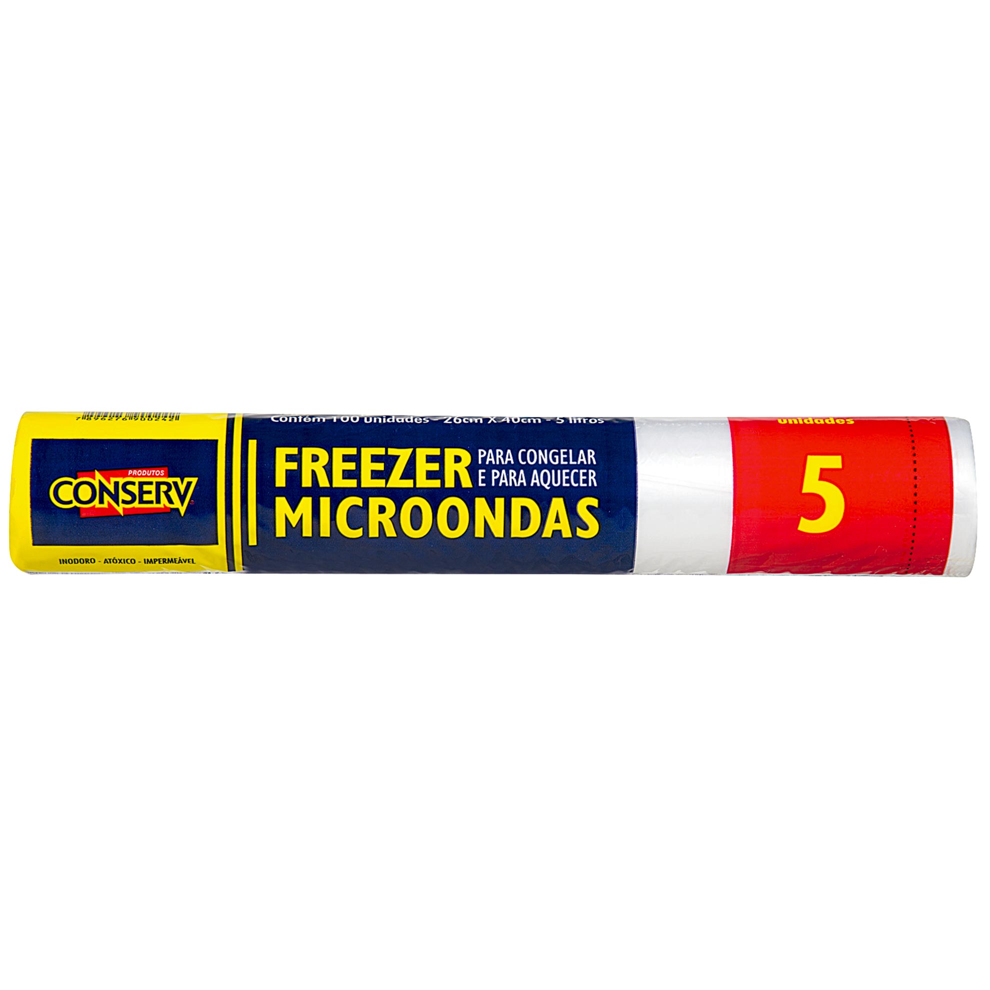 Saco para Freezer 5 Litros Conserv 100 unidades