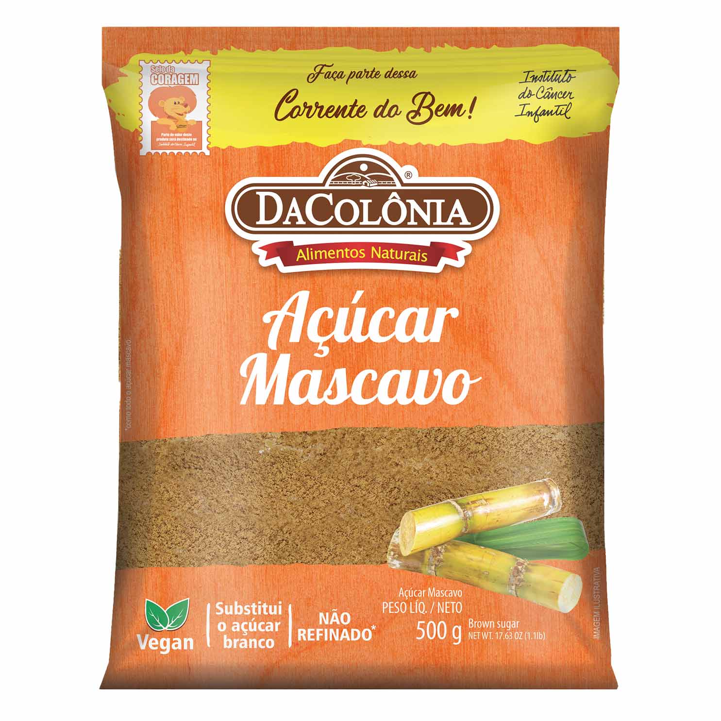 Açúcar Mascavo DaColônia 500g