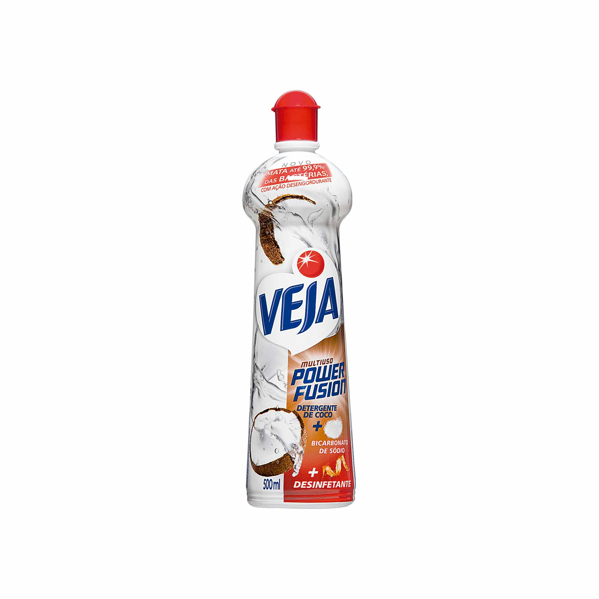 Limpador Veja Multiuso Power Fusion Coco + Bicarbonato de Sódio 500ml