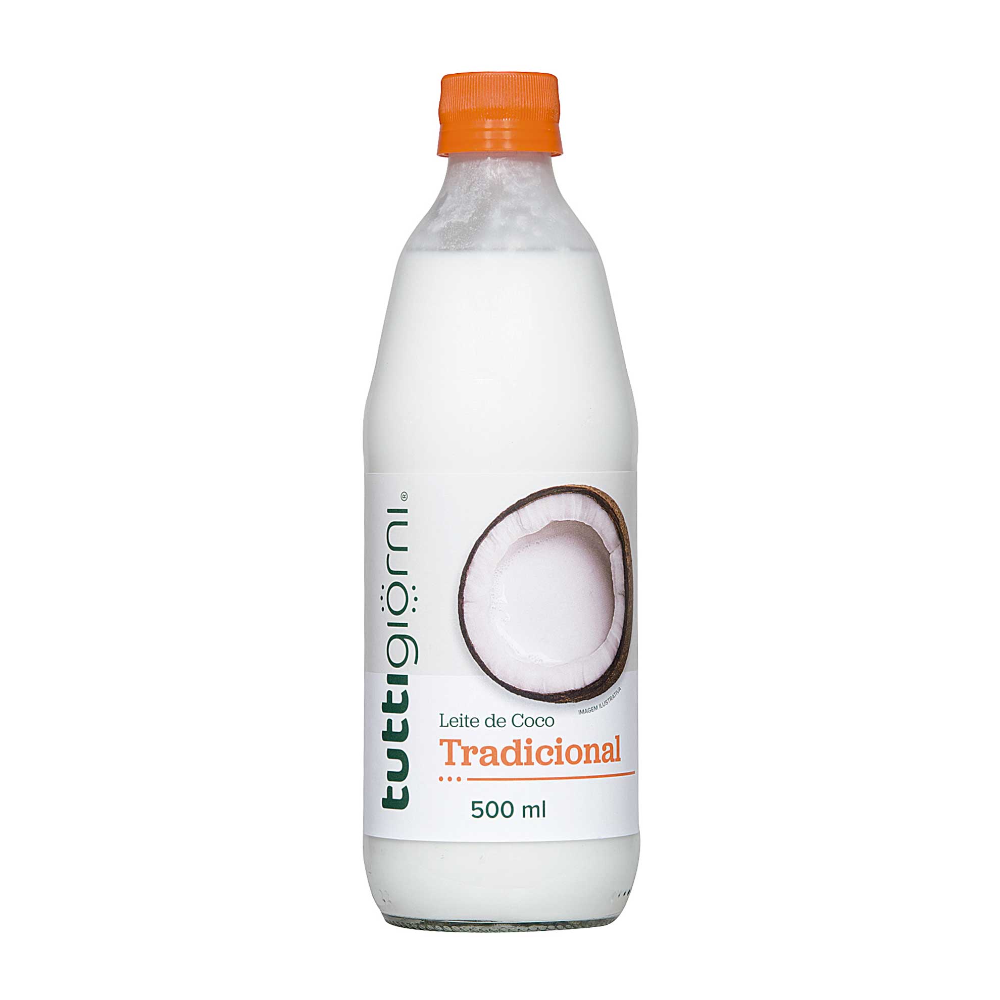 Leite de Coco Tradicional Tutti Giorni Garrafa 500ml