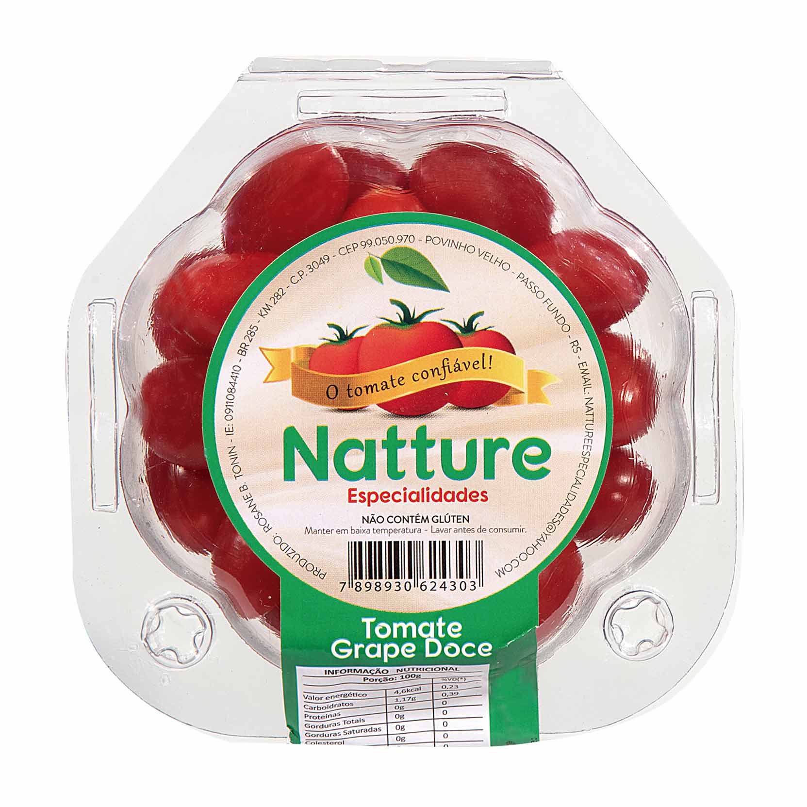 Tomate Grape Doce Hidropônico 180g