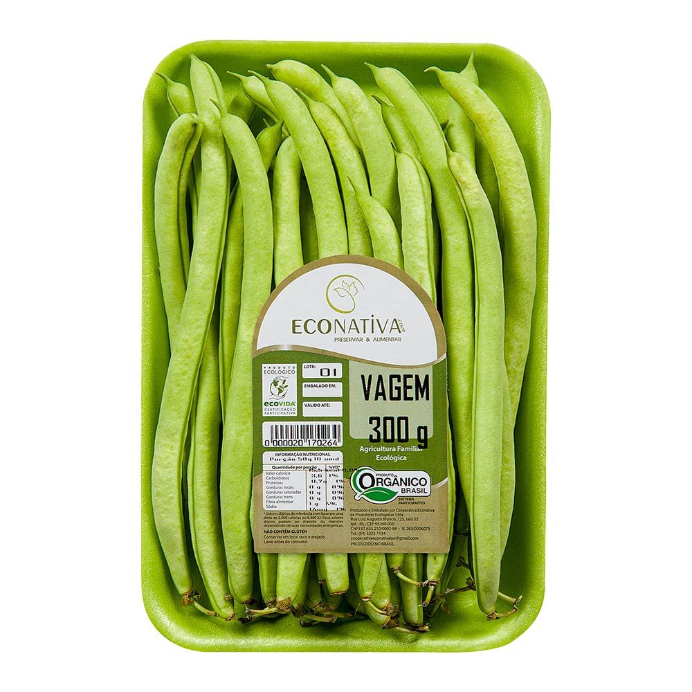 Vagem Orgânica 300g