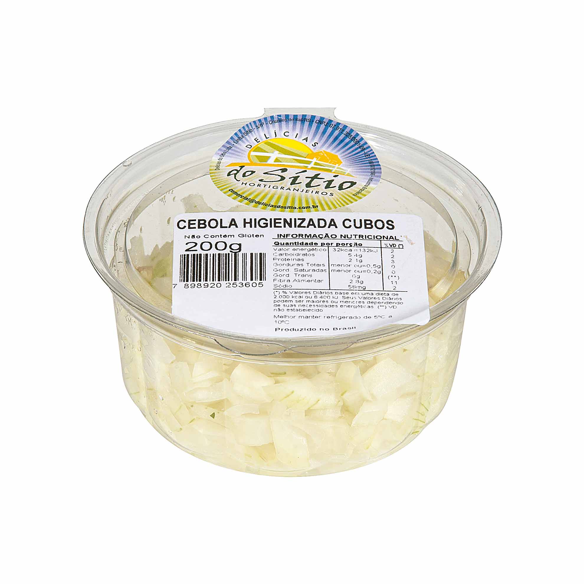 Cebola Higienizada Picada 200g