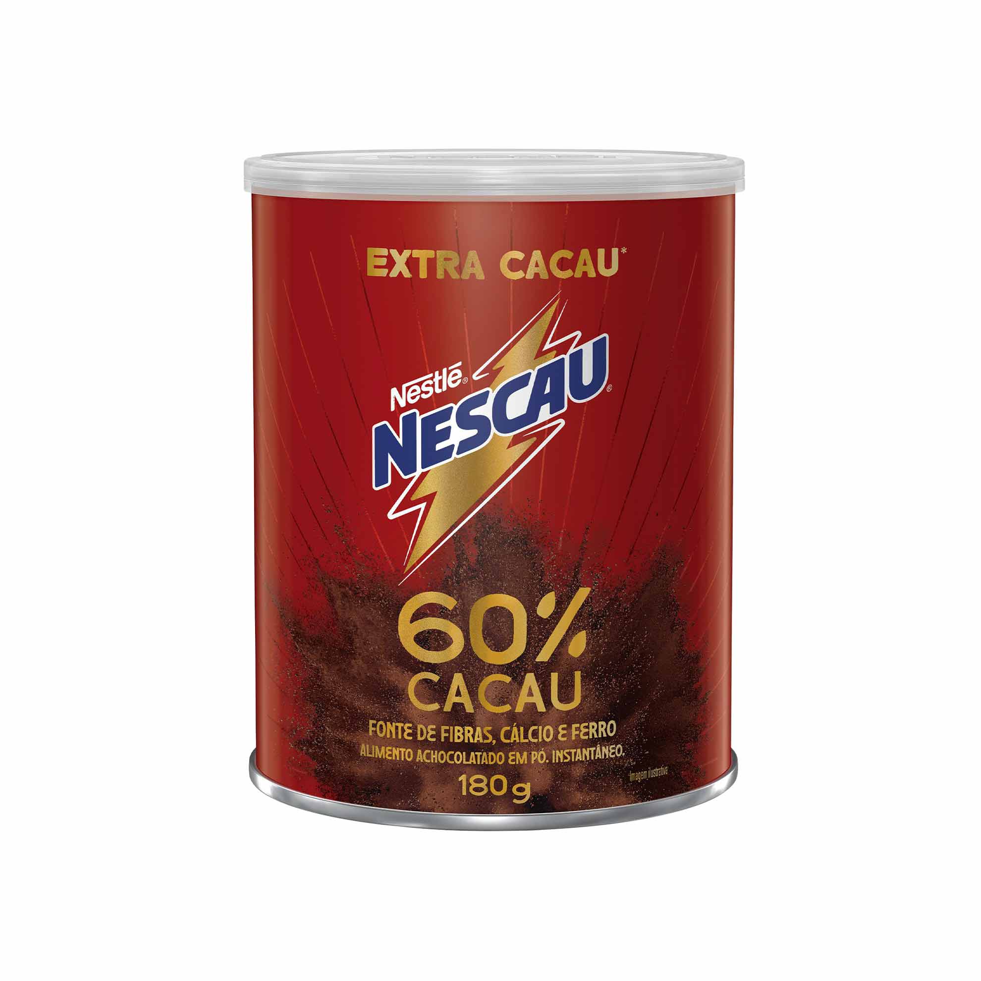 Achocolatado em Pó Nescau 60% Extra Cacau Nestlé 180g