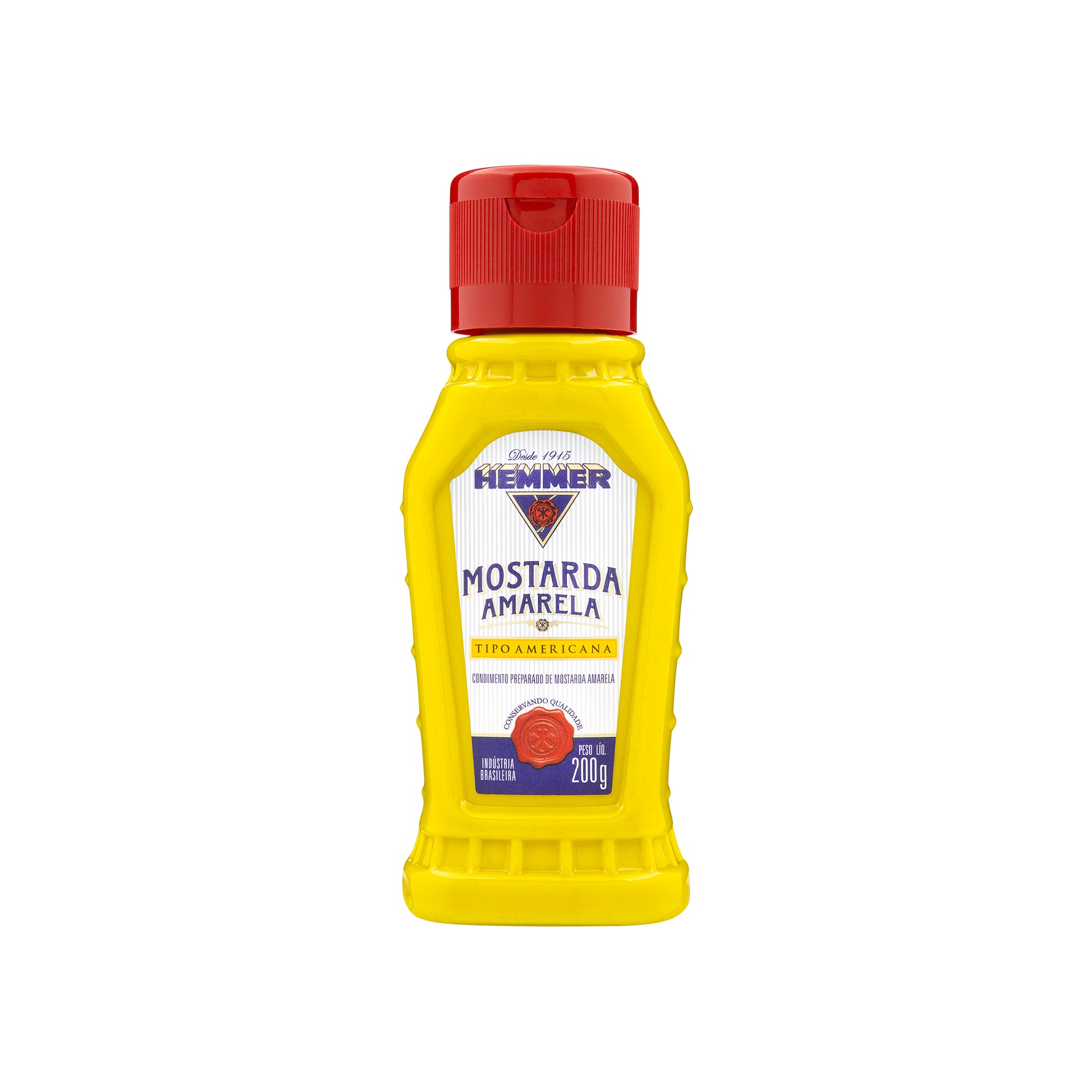 Mostarda Amarela Tipo Americana Hemmer 200g