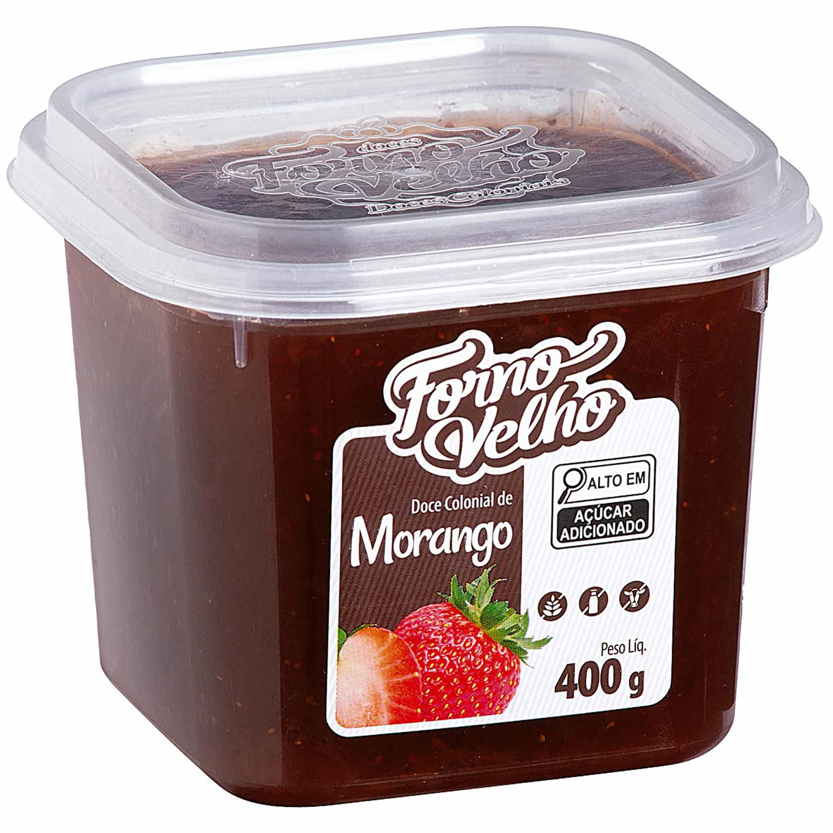Doce Colonial de Morango Forno Velho 400g