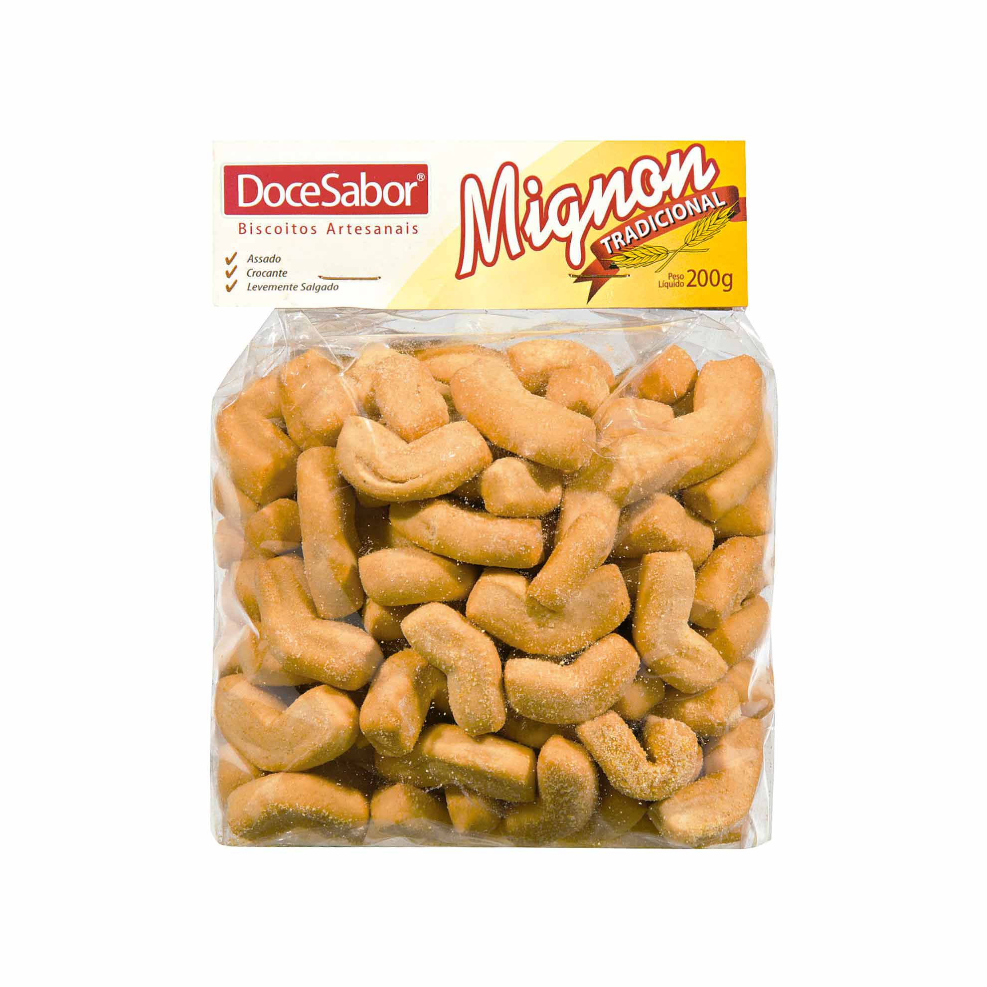 Biscoito Mignon Tradicional Doce Sabor 200g