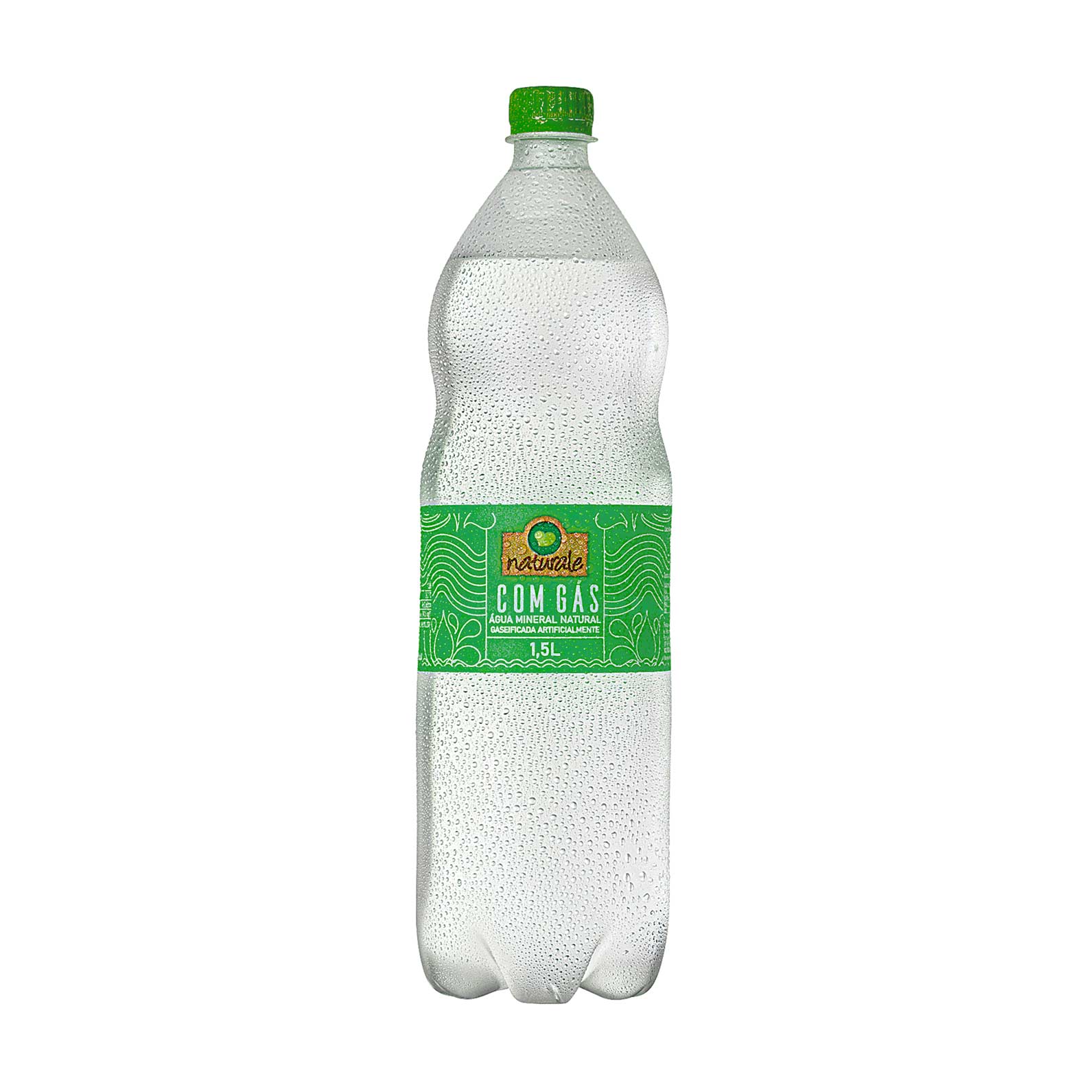Água Mineral com Gás Naturale 1,5 Litro