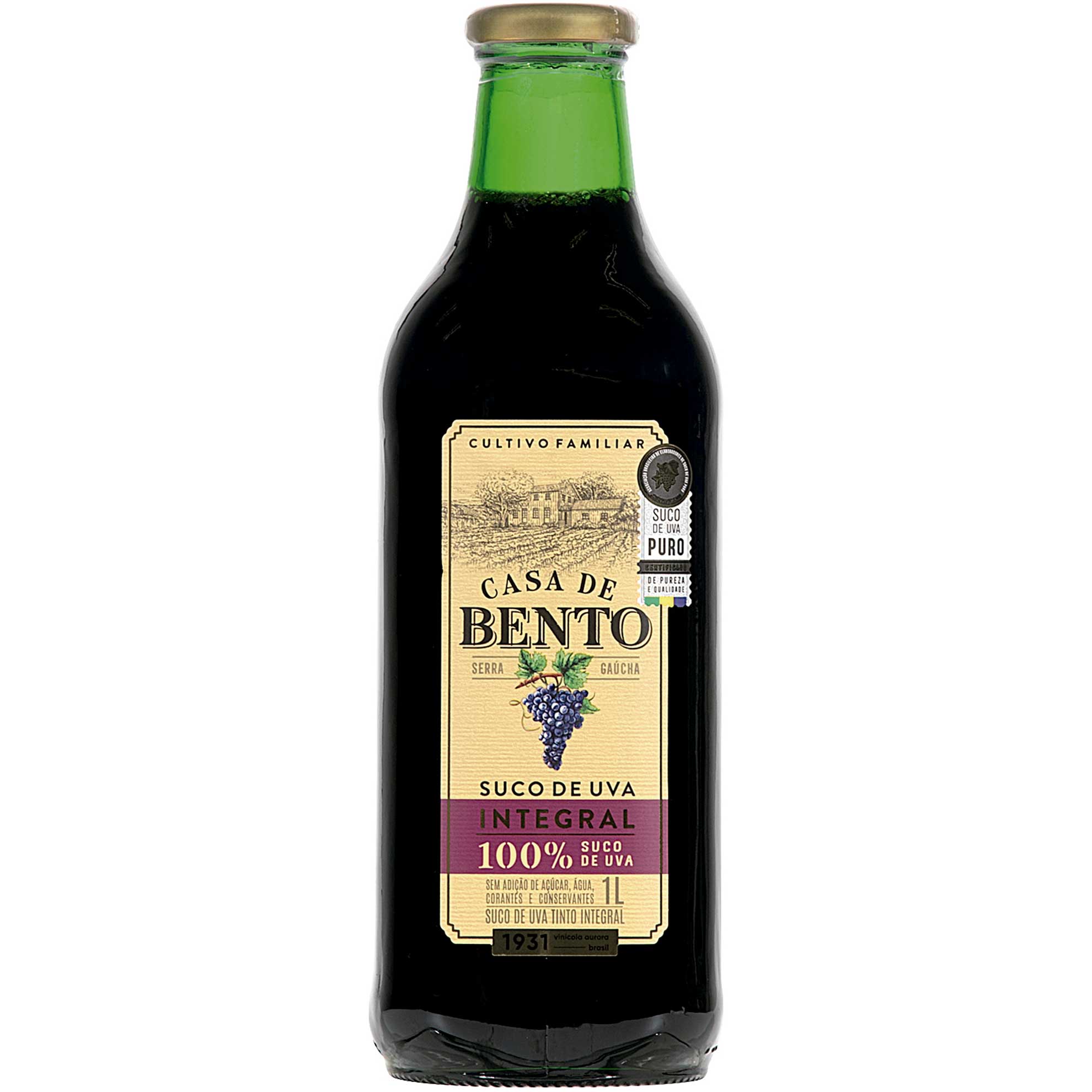 Suco de Uva Integral Casa de Bento 1 Litro