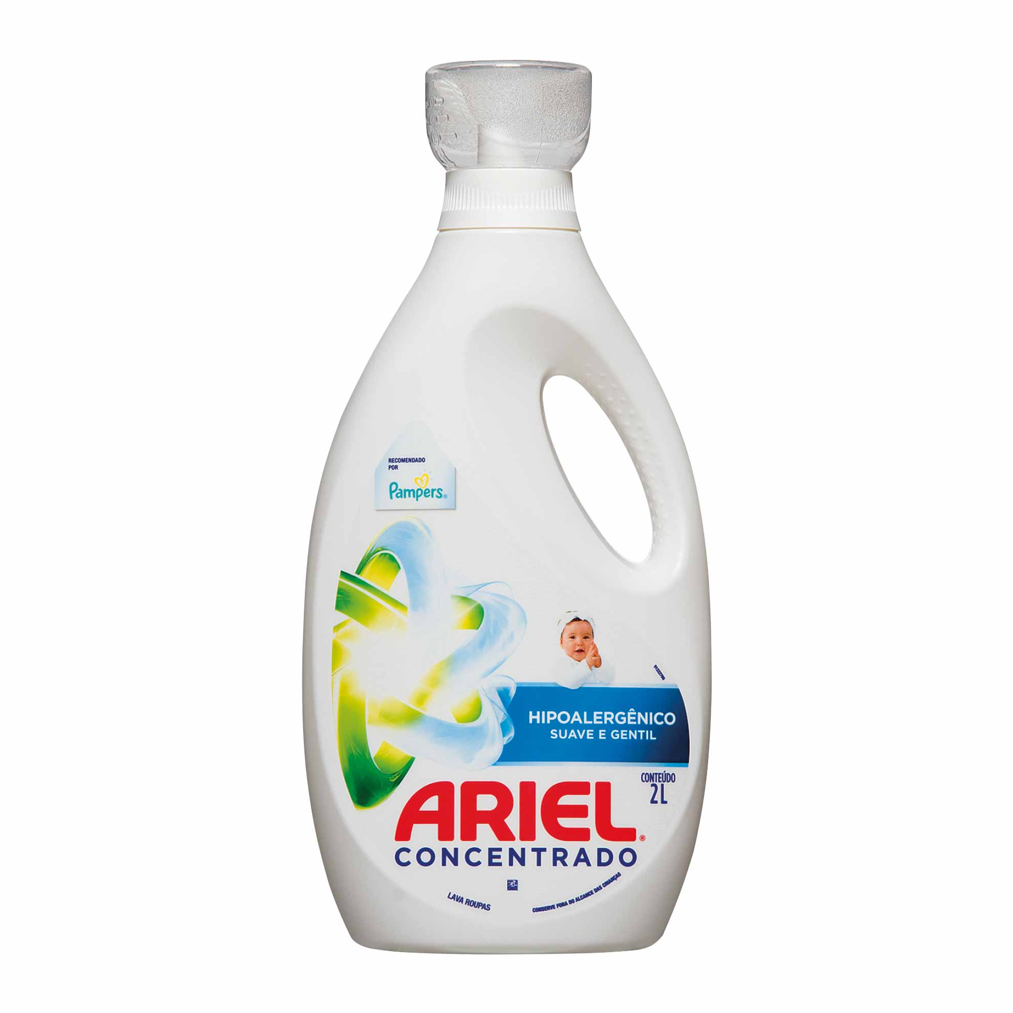 Lava-roupas Líquido Ariel Concentrado Hipoalergênico 2 Litros