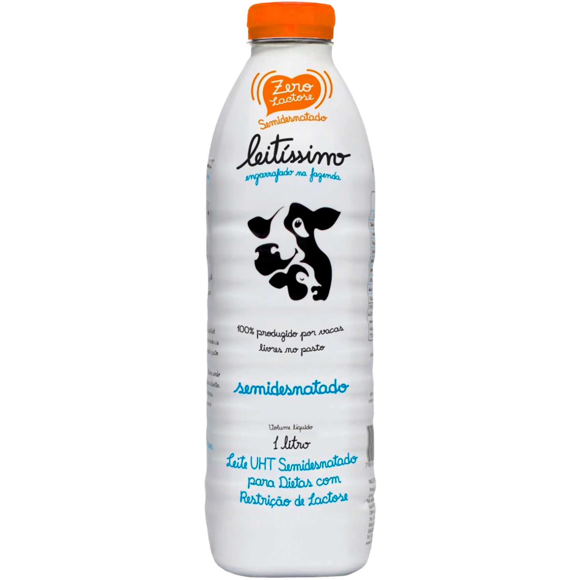 Leite UHT Semidesnatado Zero Lactose Leitíssimo 1 Litro