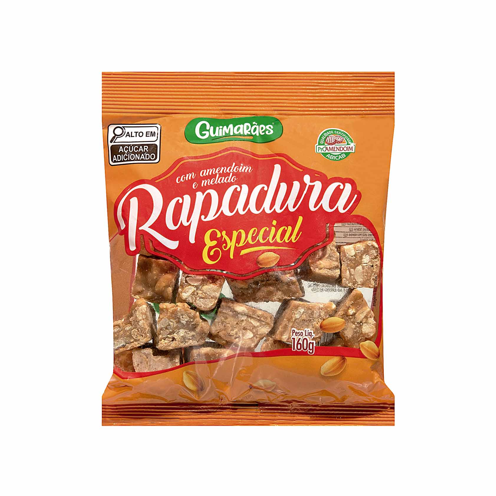 Rapadura Especial com Amendoim e Melado Guimarães 160g