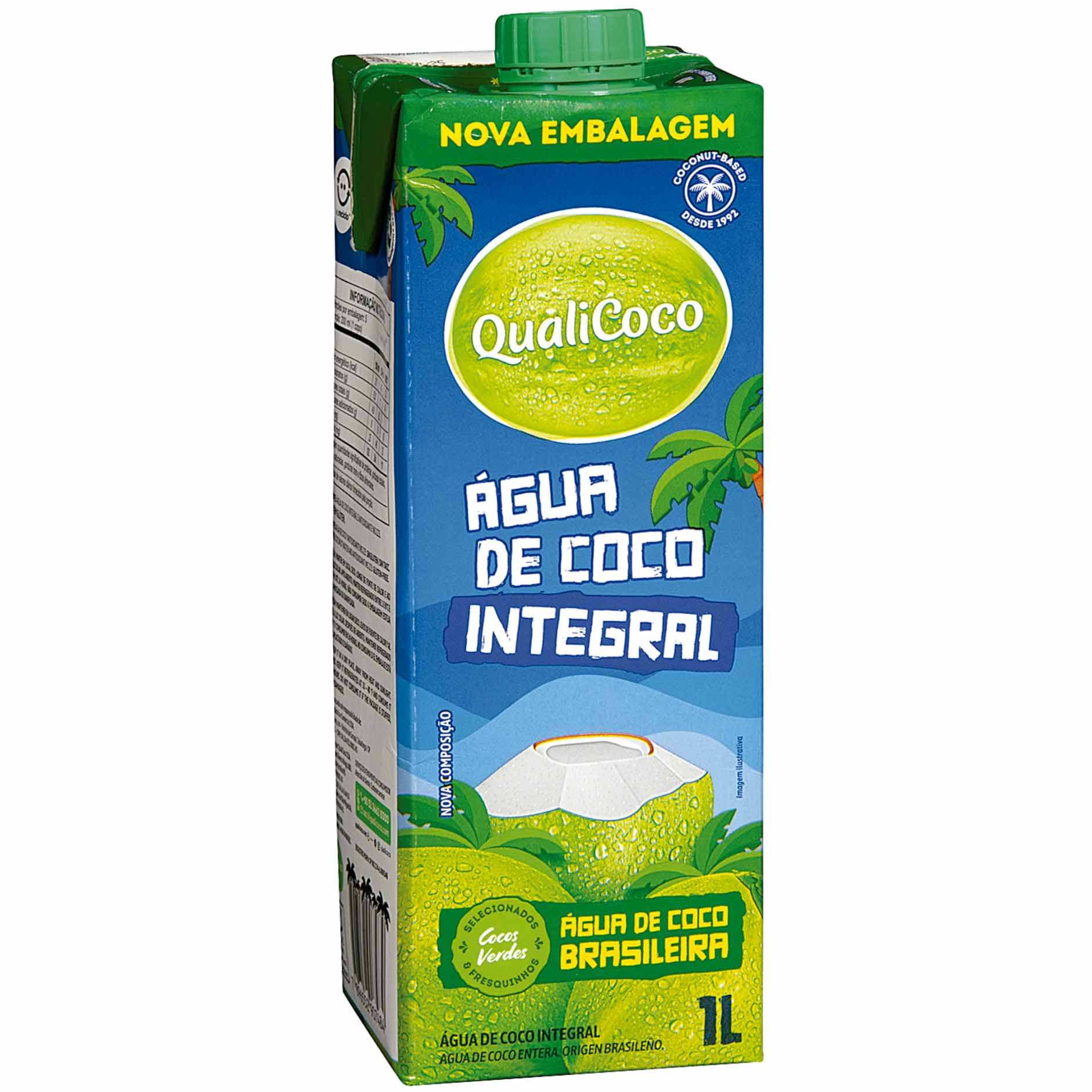 Água de Coco Integral Qualicoco 1 Litro