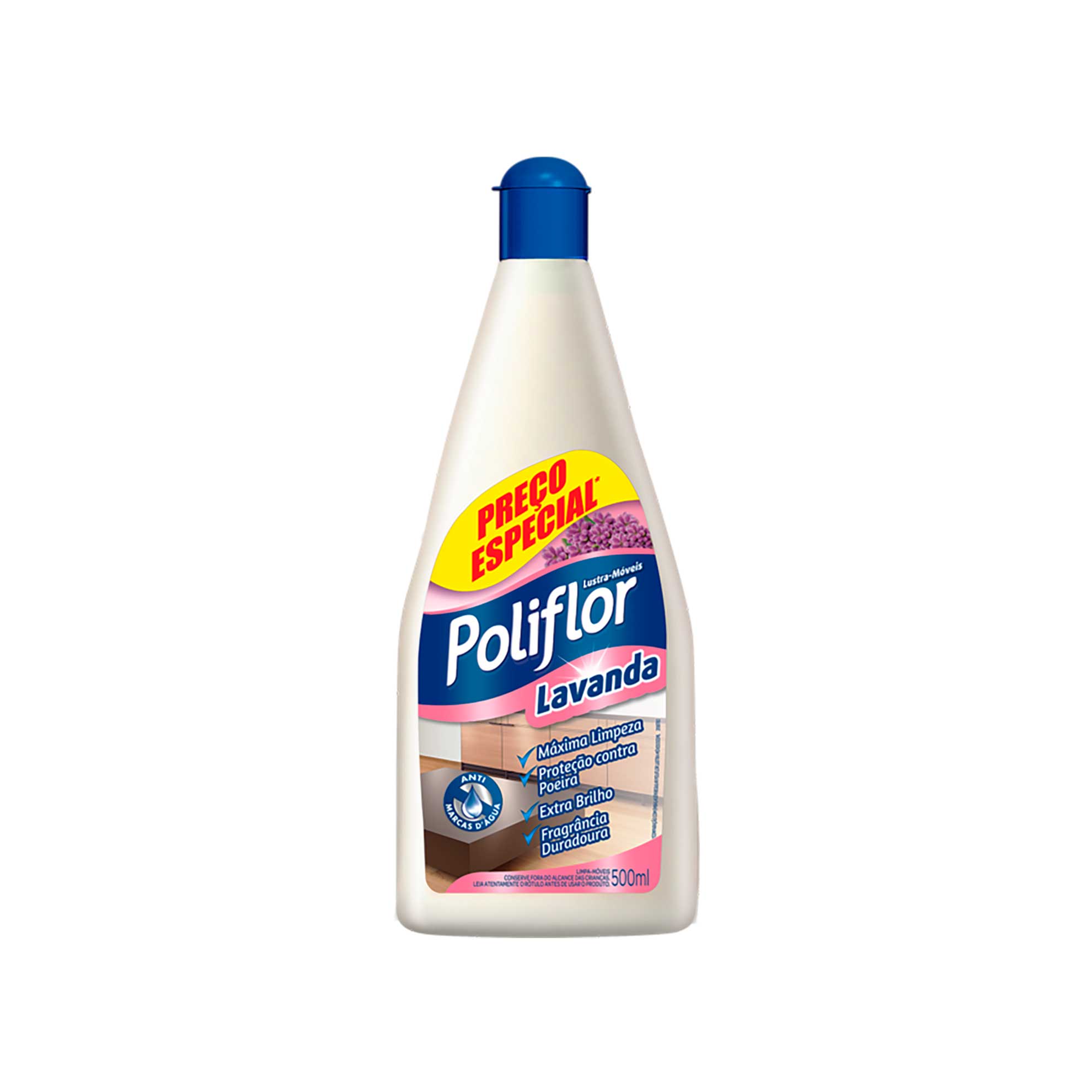Lustra Móveis Poliflor Lavanda 500ml