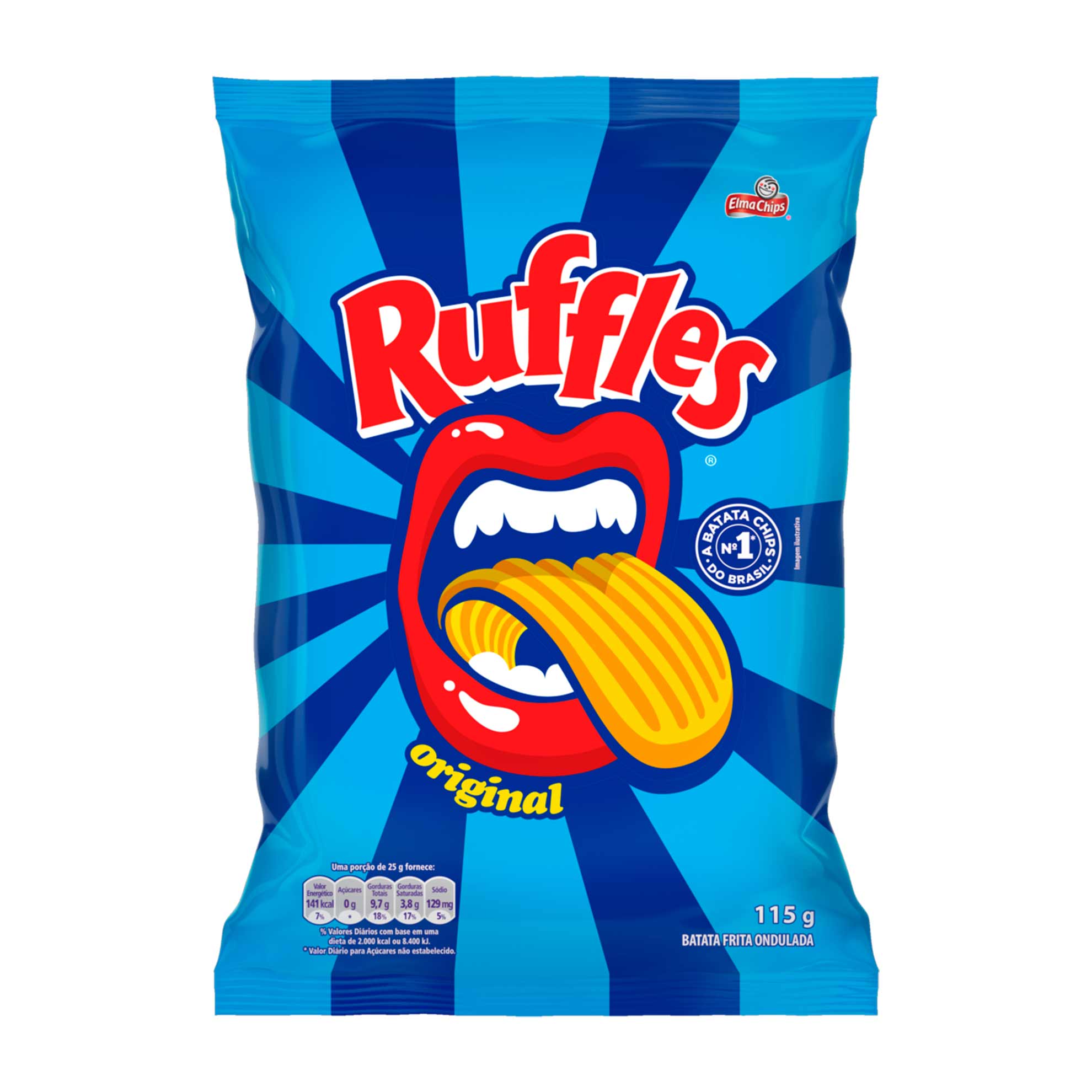 Batata Elma Chips Ruffles Original 115g