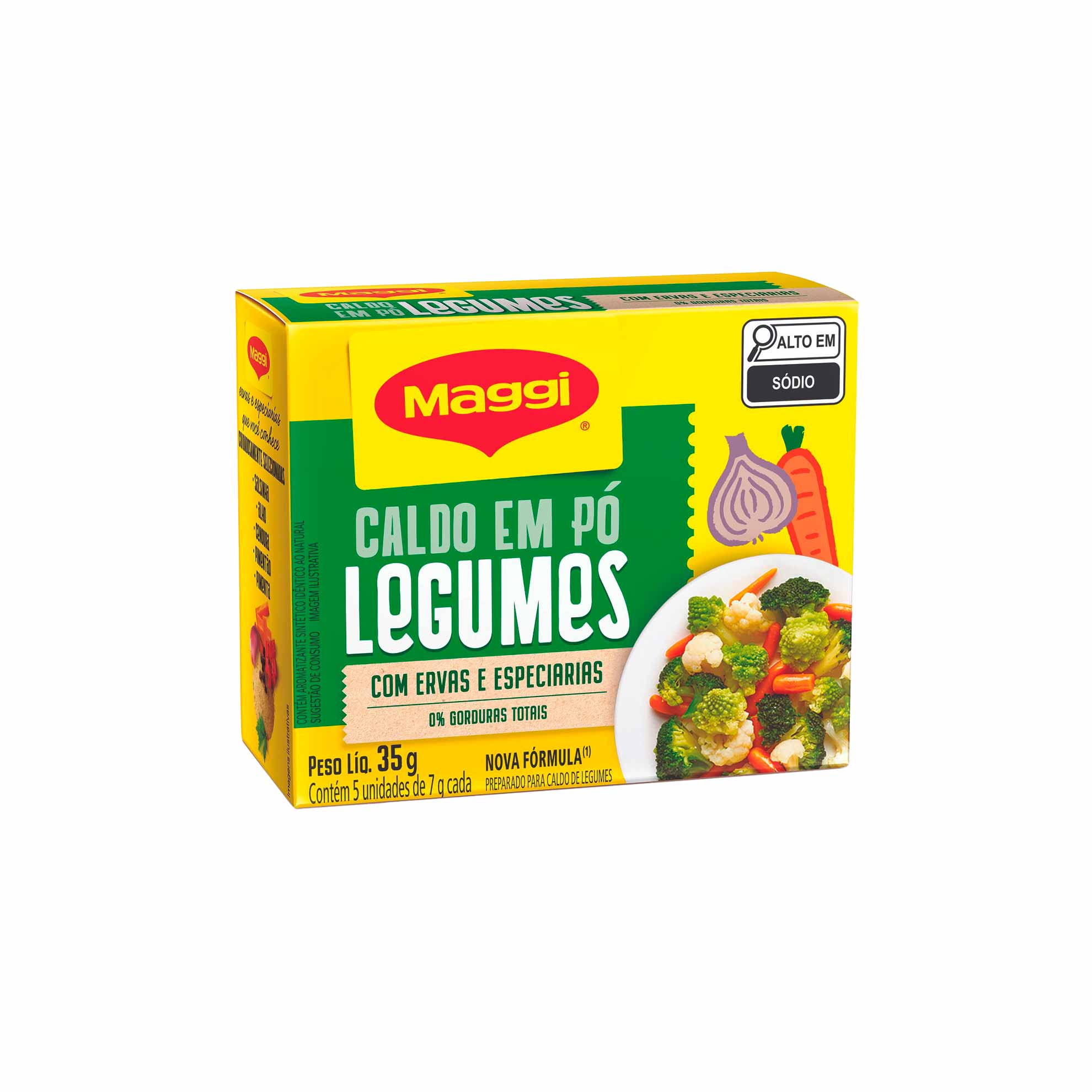 Caldo em Pó sabor Legumes Maggi 35g