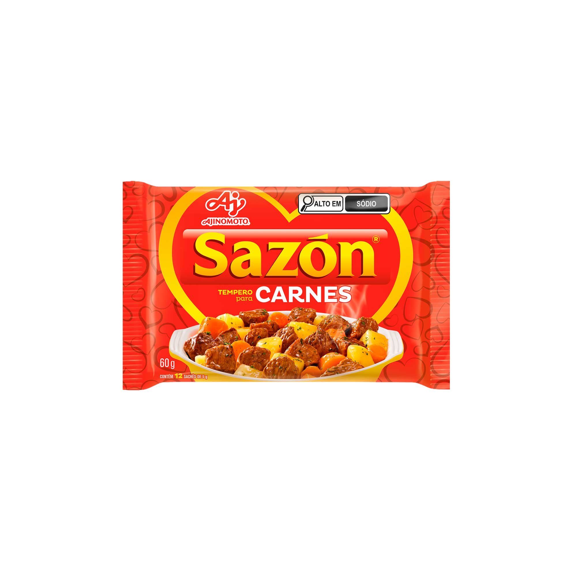 Tempero para Carnes Sazón Ajinomoto 60g