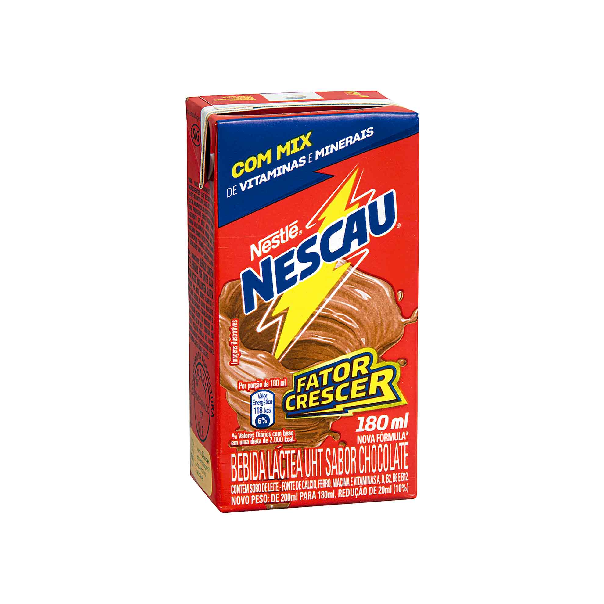 Bebida Láctea Nescau Nestlé 180ml