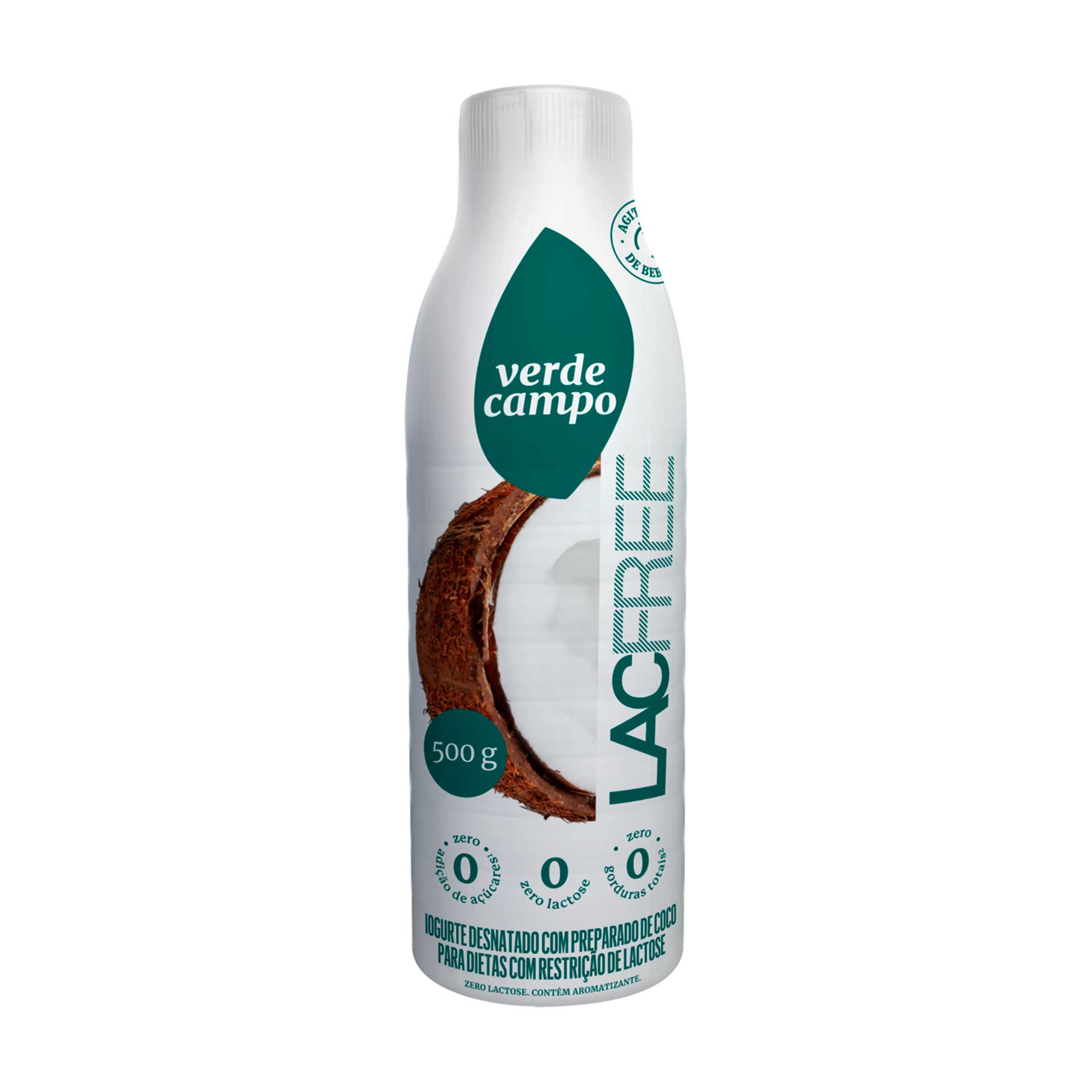 Iogurte de Coco Desnatado Lacfree Verde Campo 500g