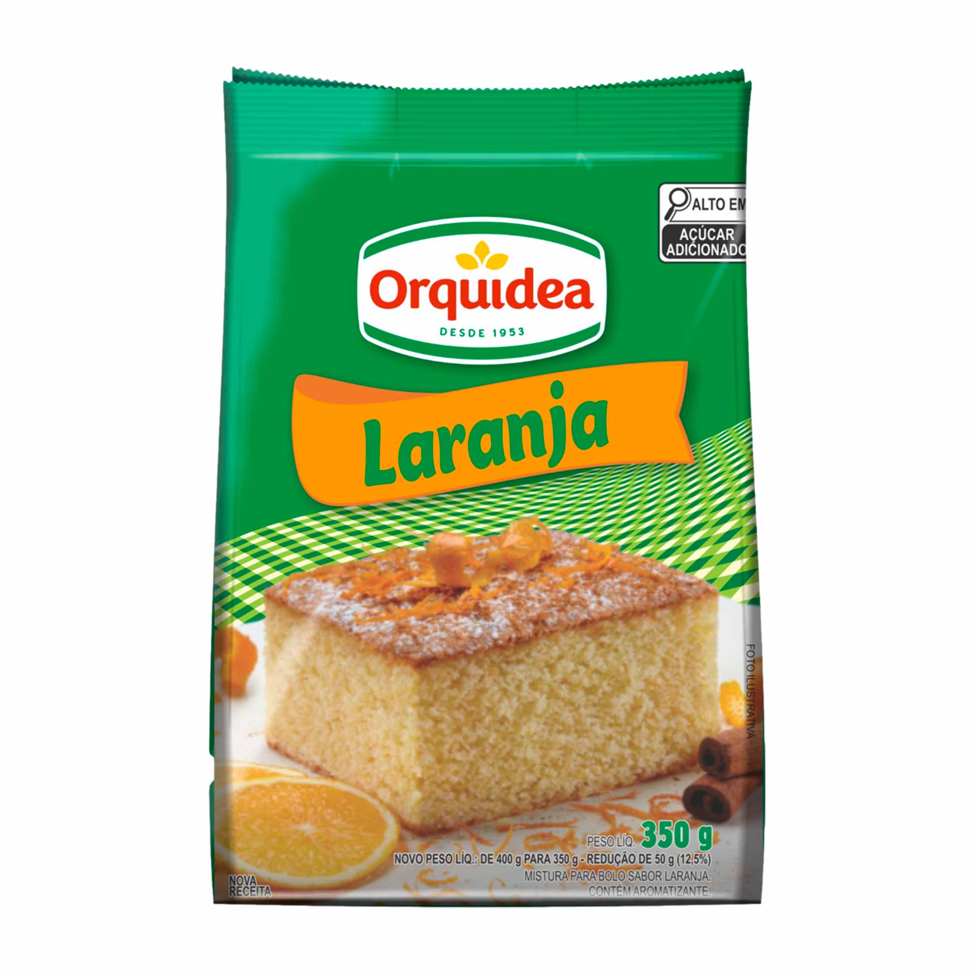 Mistura para Bolo de Laranja Orquídea 350g