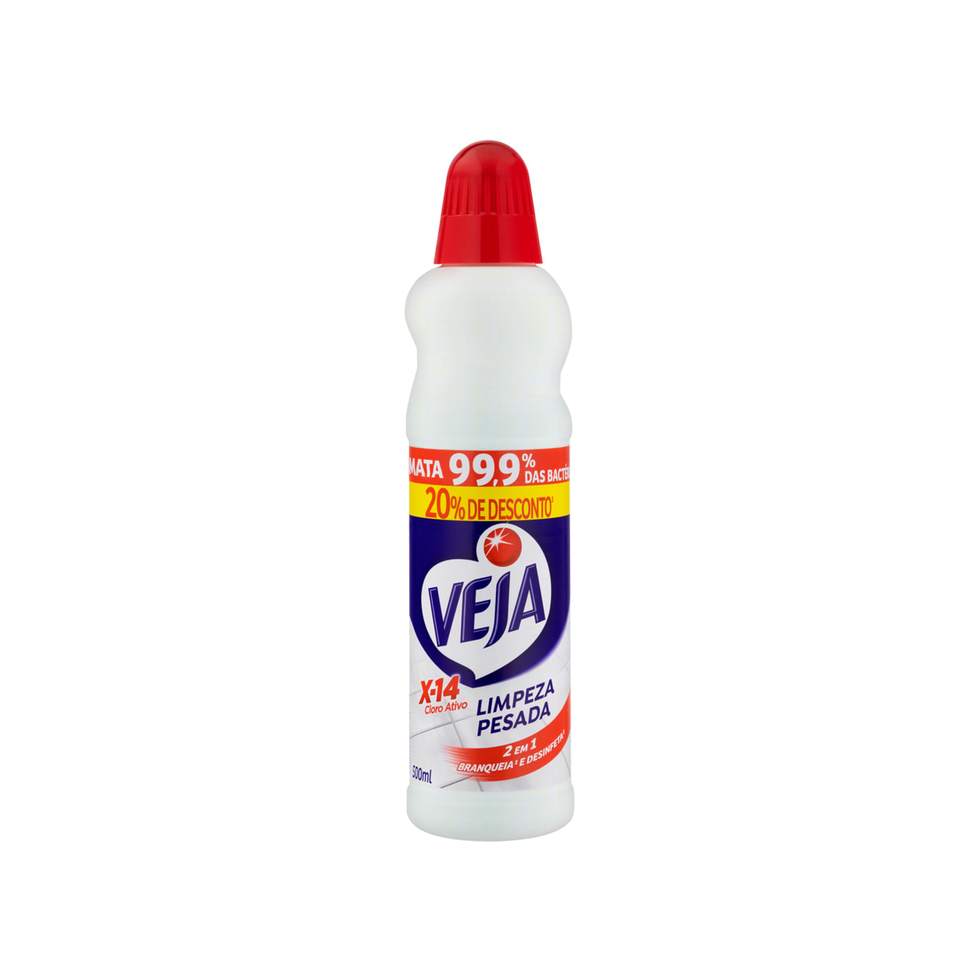 Limpador Veja Limpeza Pesada X-14 Cloro Ativo 500ml Embalagem Promocional