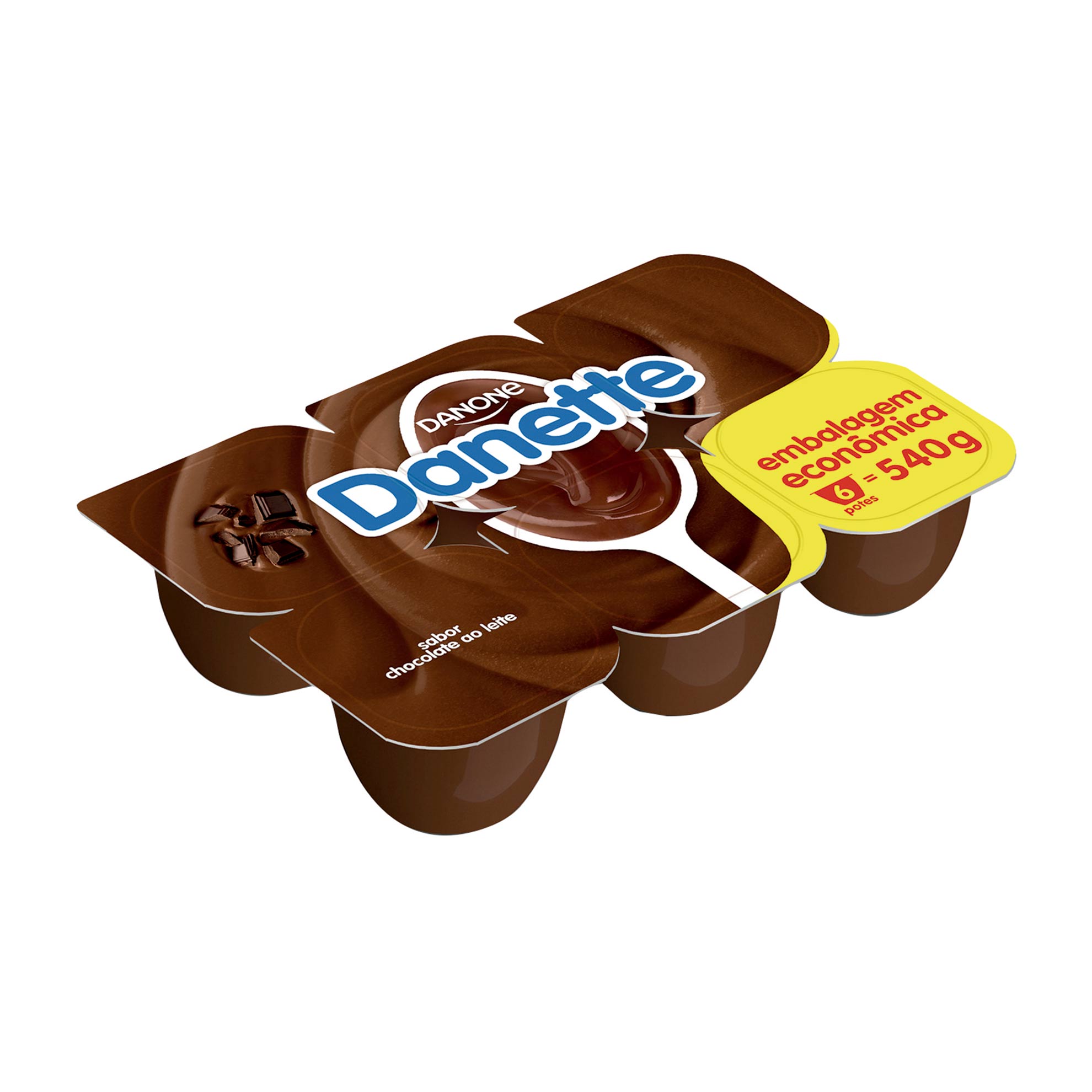 Sobremesa de Chocolate Danette Danone 540g Embalagem Promocional