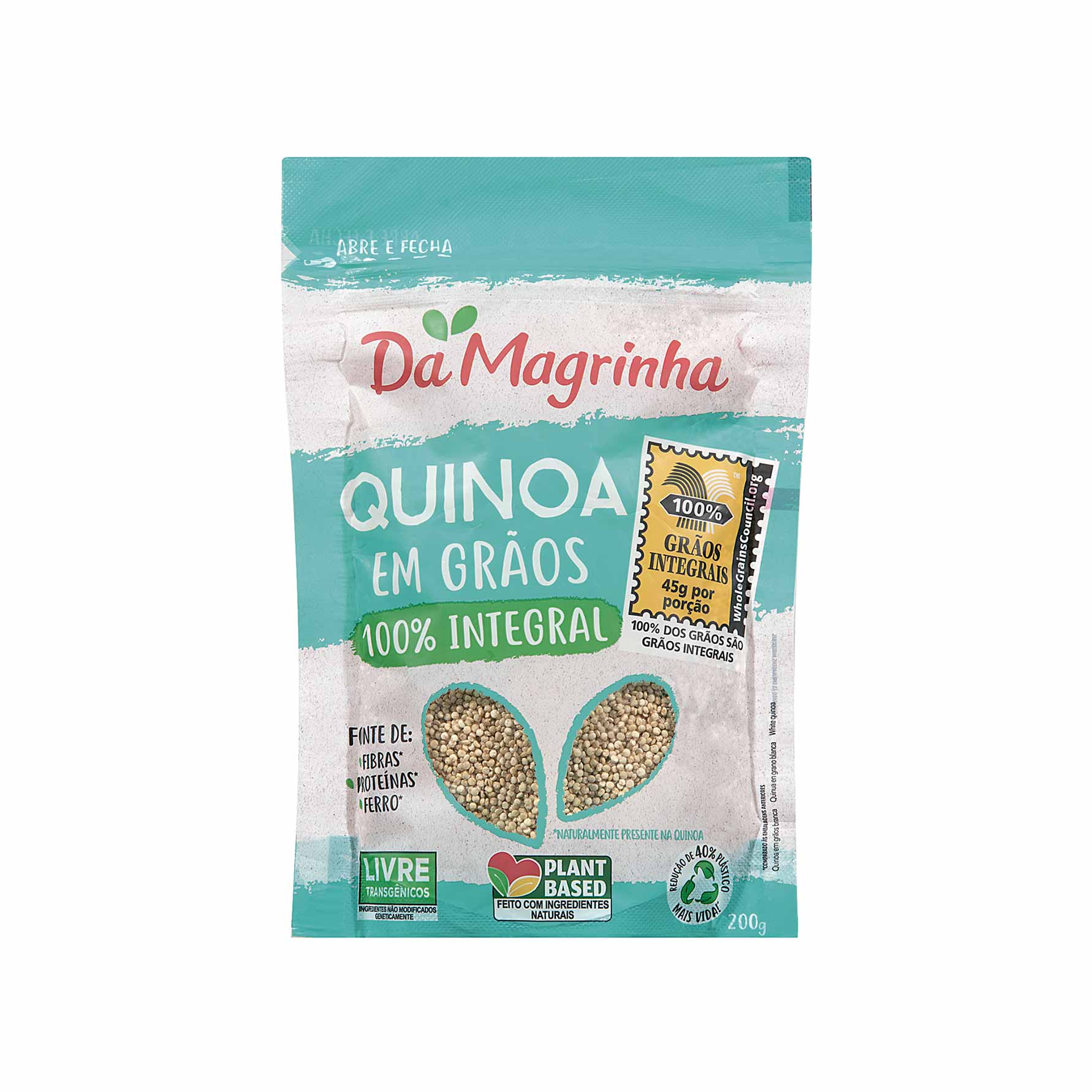 Quinoa em Grãos 100% Integral Da Magrinha 200g