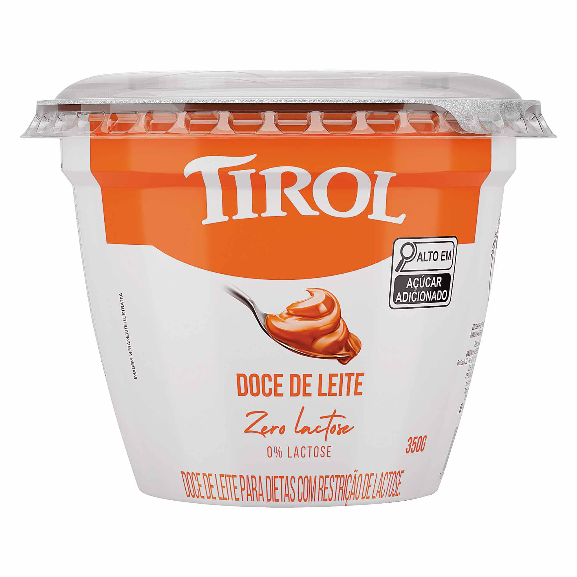 Doce de Leite Zero Lactose Tirol 350g