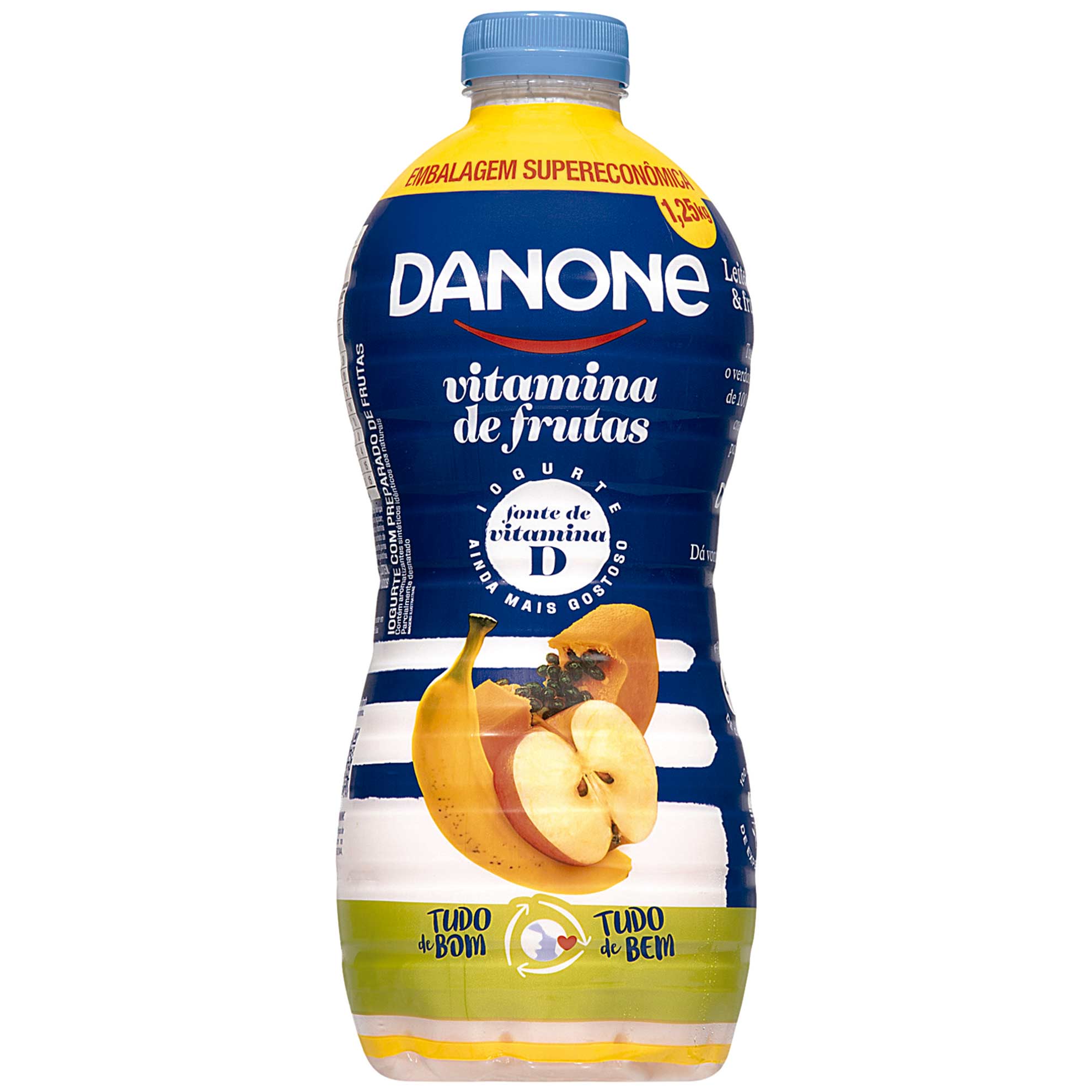 Iogurte Integral de Vitamina de Frutas Danone 1,25kg