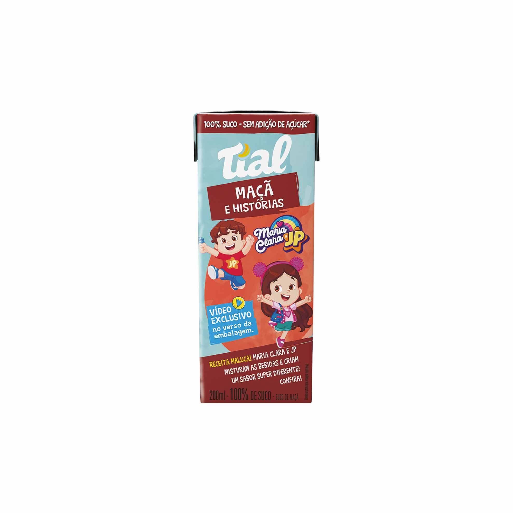 Suco de Maçã sem Adição de Açúcar 100% Suco Tial 200ml