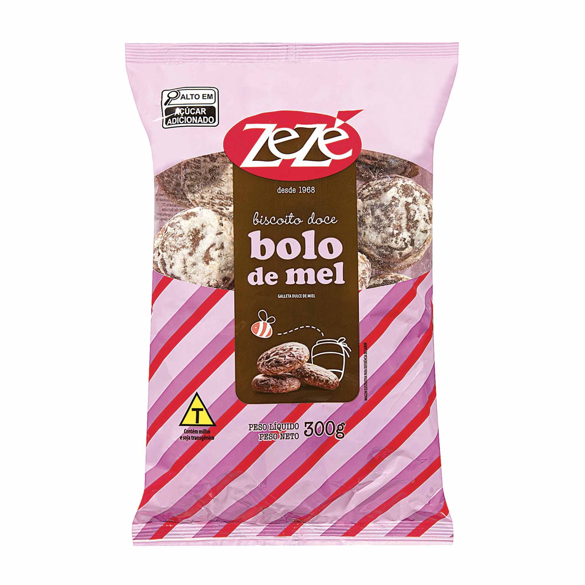 Biscoito Bolo de Mel Zezé 300g