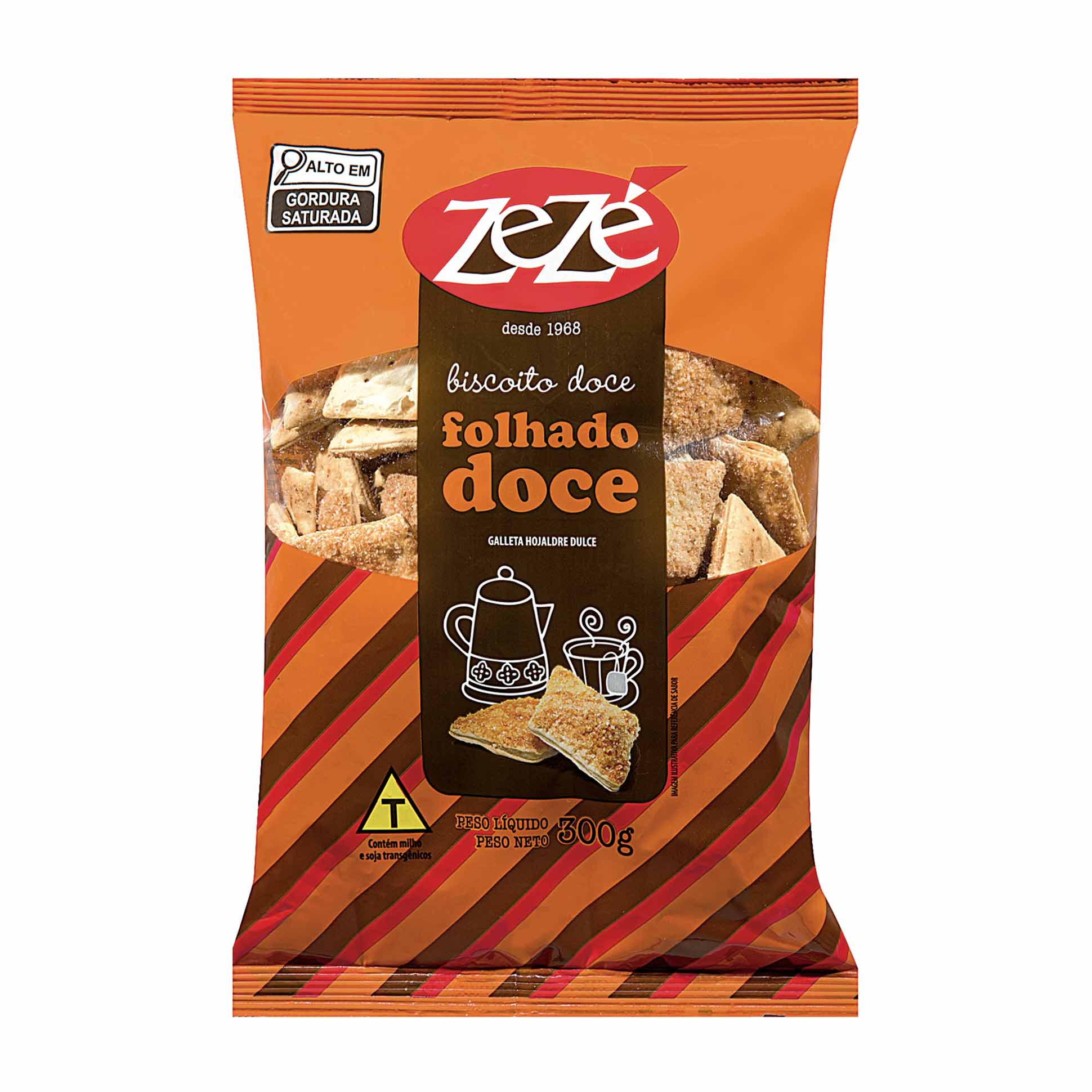 Biscoito Folhado Doce Zezé 300g