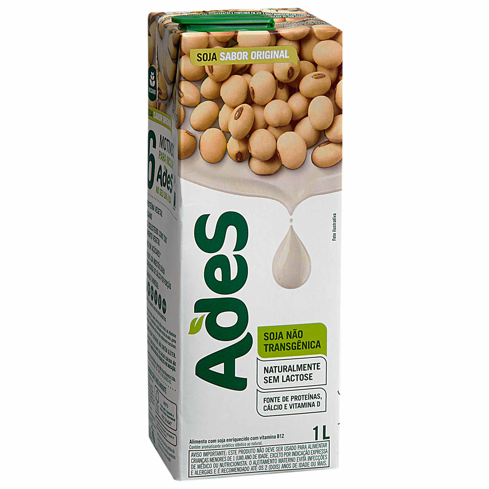 Bebida de Soja Original Ades 1 Litro