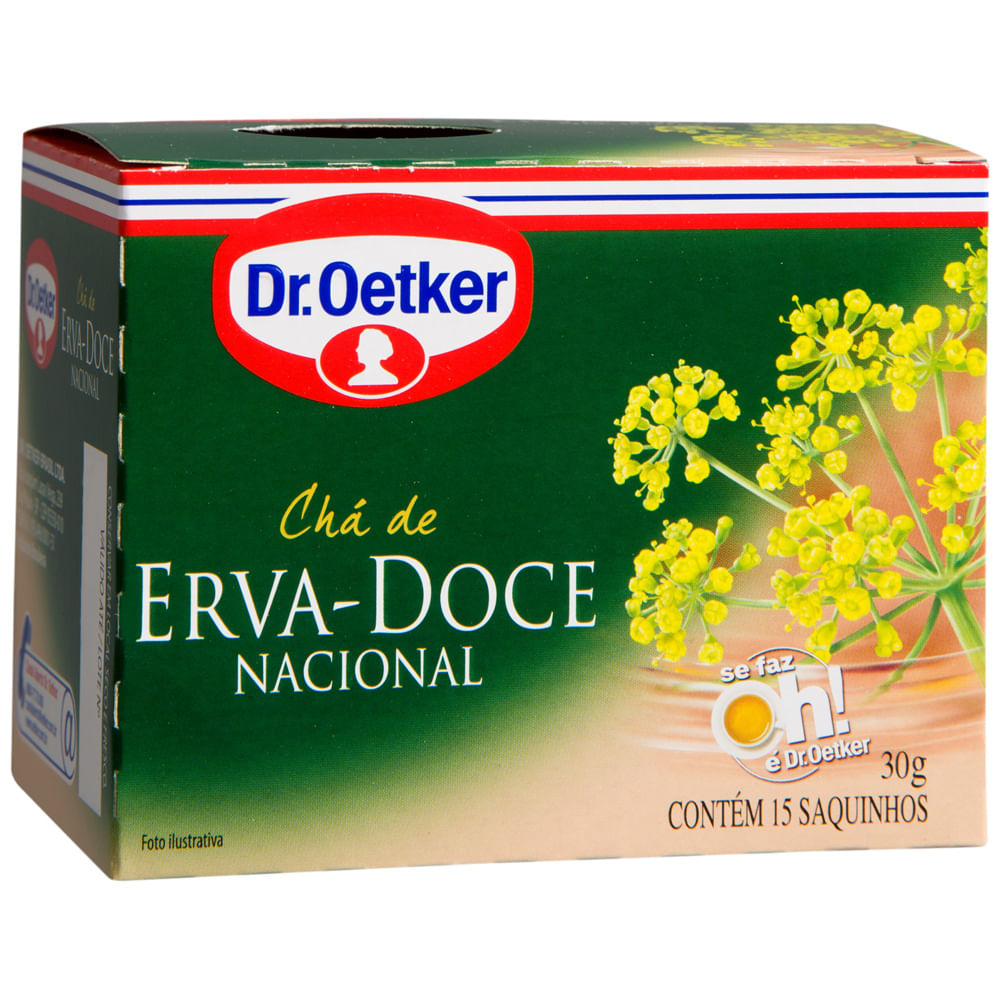 Chá Erva-doce Nacional Dr.Oetker 15 sachês