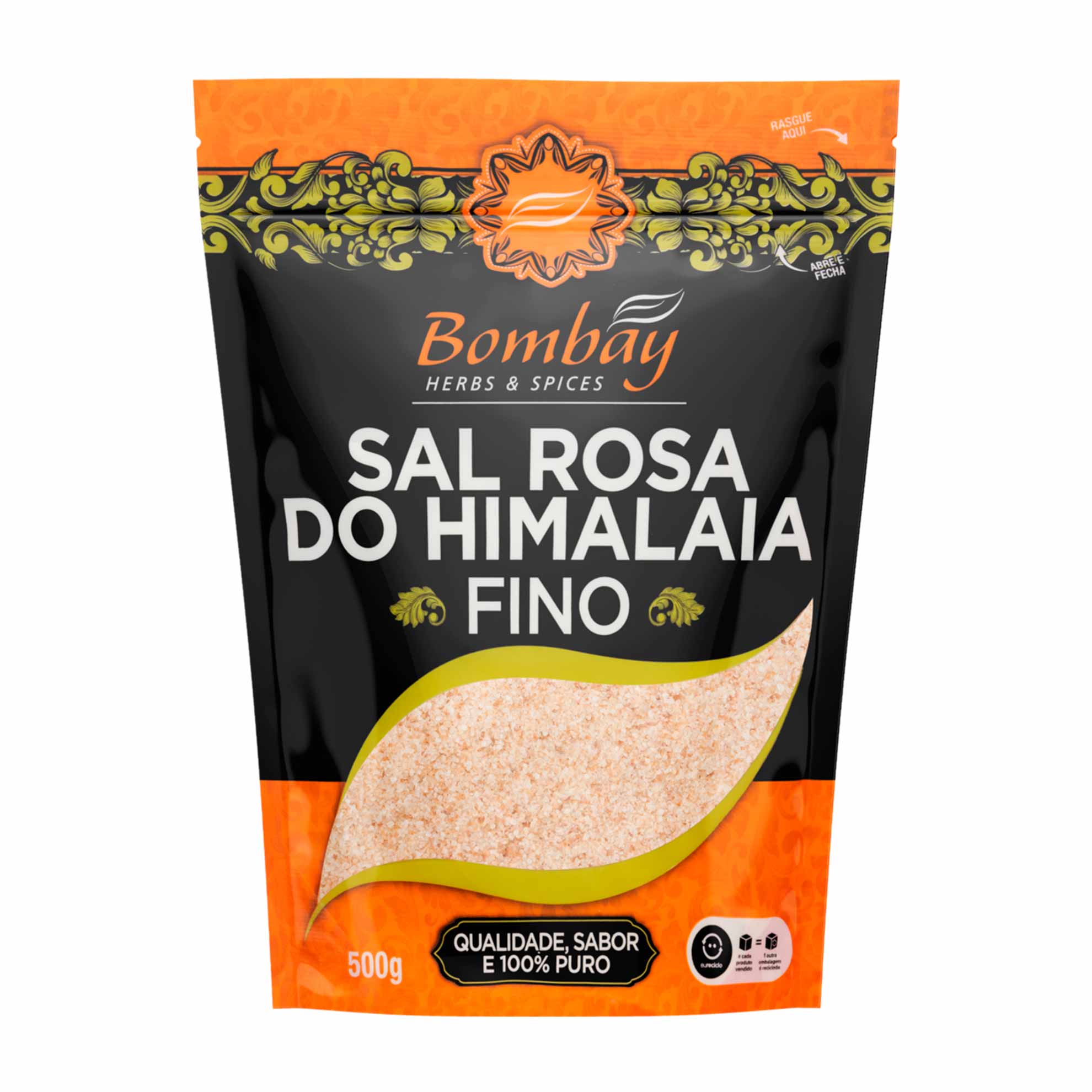 Sal Rosa do Himalaia Fino Bombay 500g