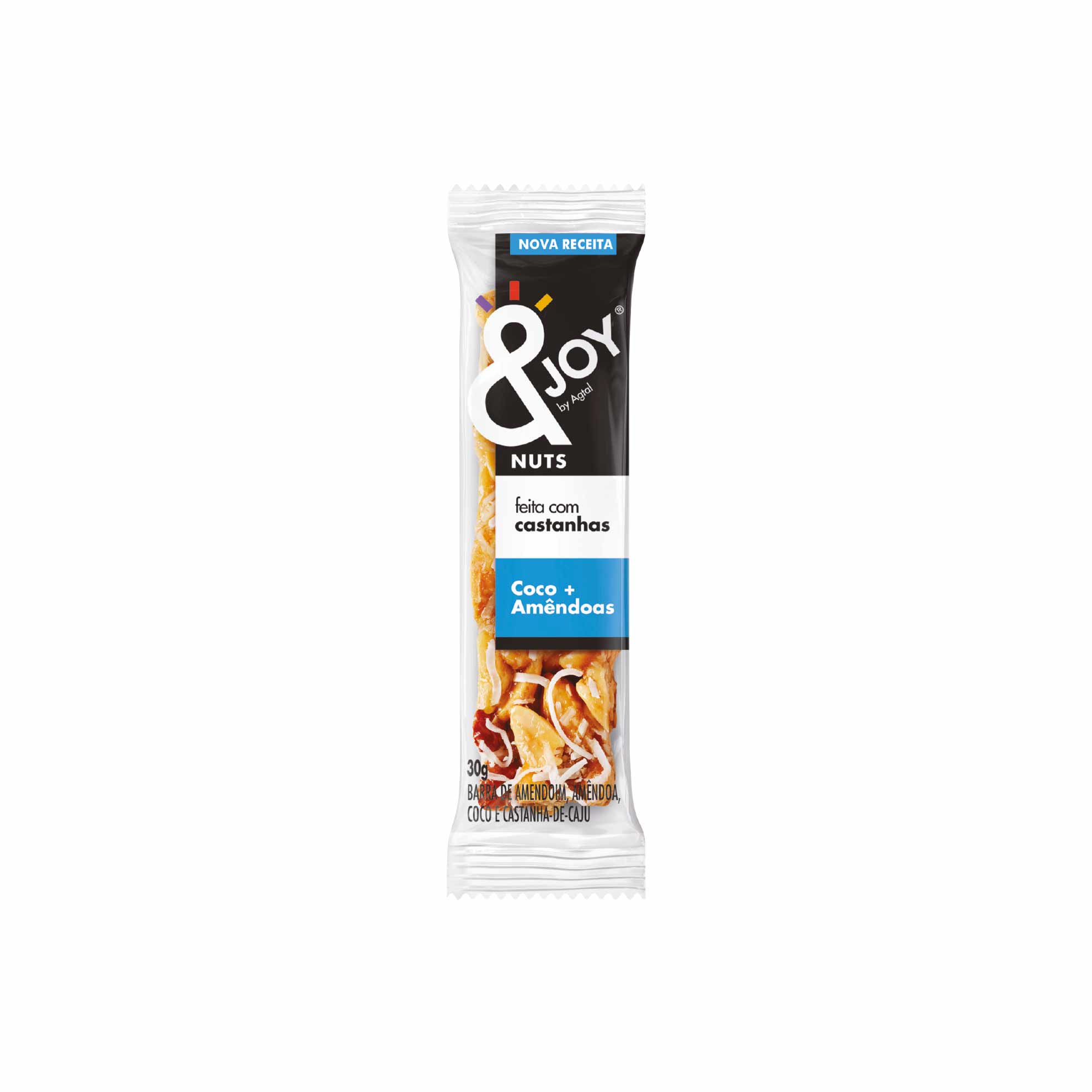 Barra Nuts &Joy Coco e Amêndoas 30g