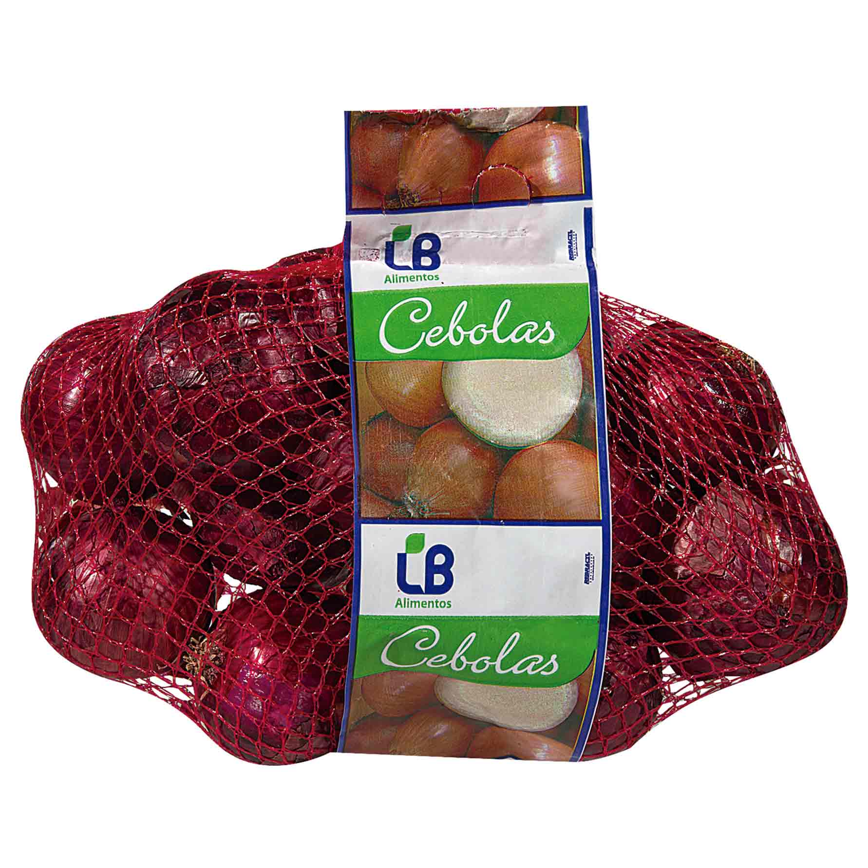 Cebola Roxa Embalagem com 1,5kg