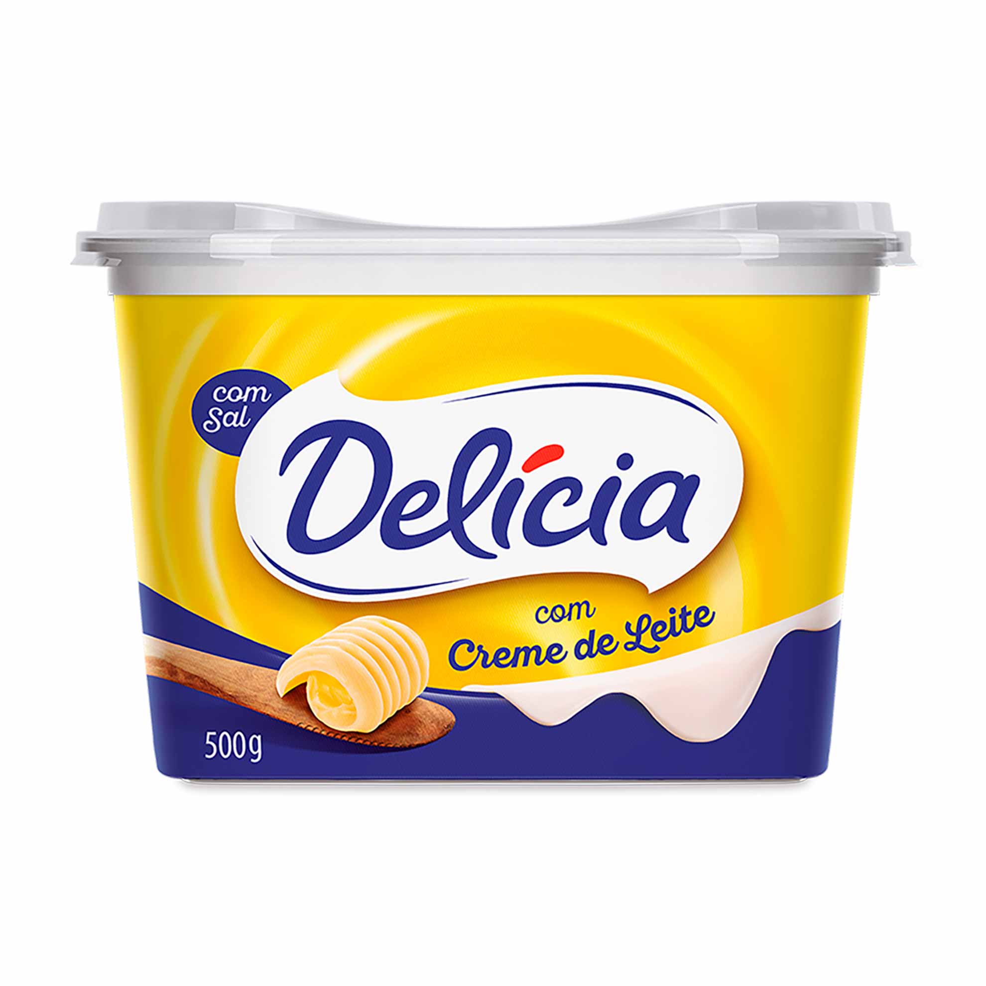 Margarina Cremosa com Creme de Leite e Sal Delícia 500g